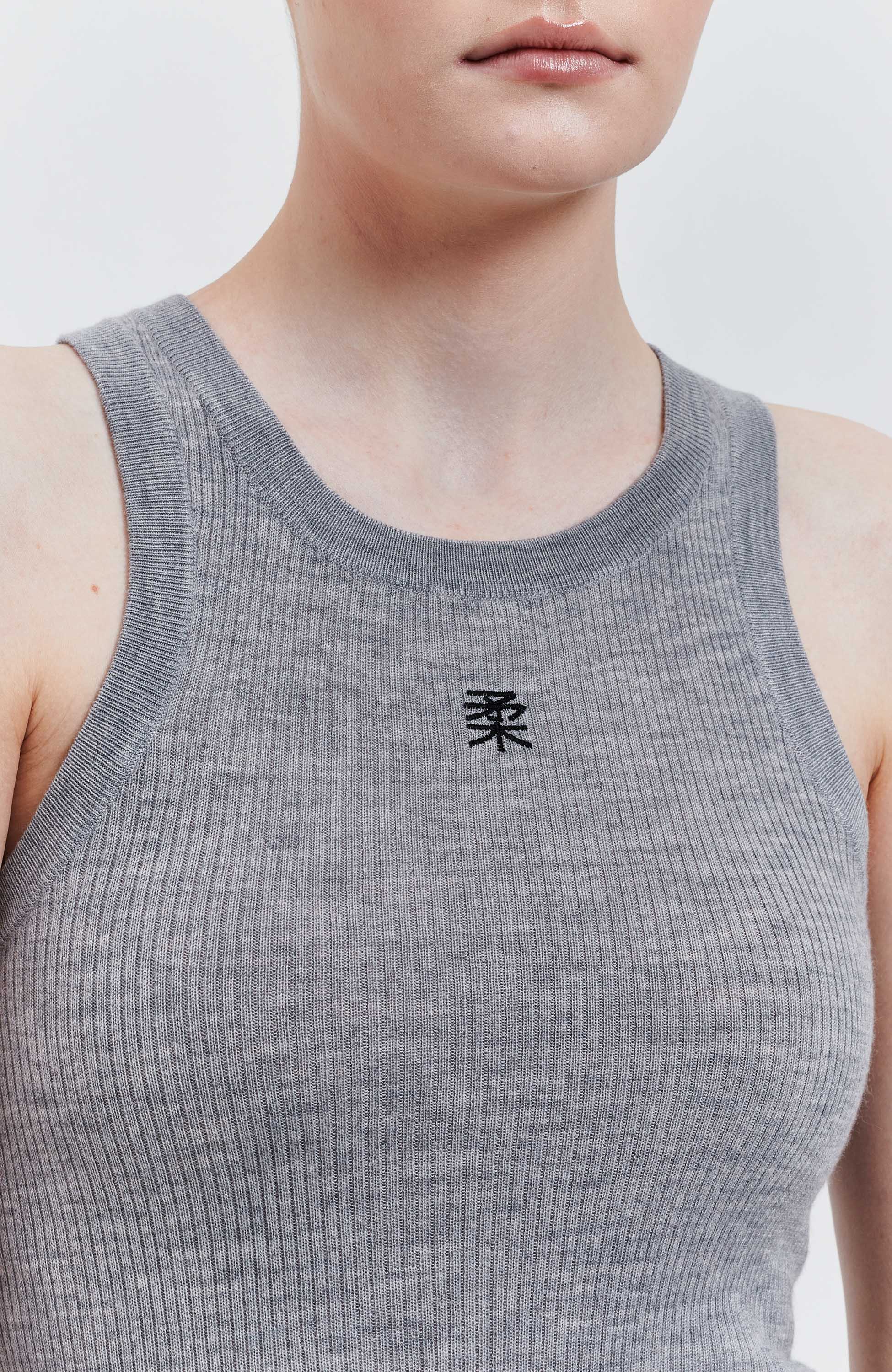 Cienki top z żebrowanym wzorem KYLE CAMISOLE