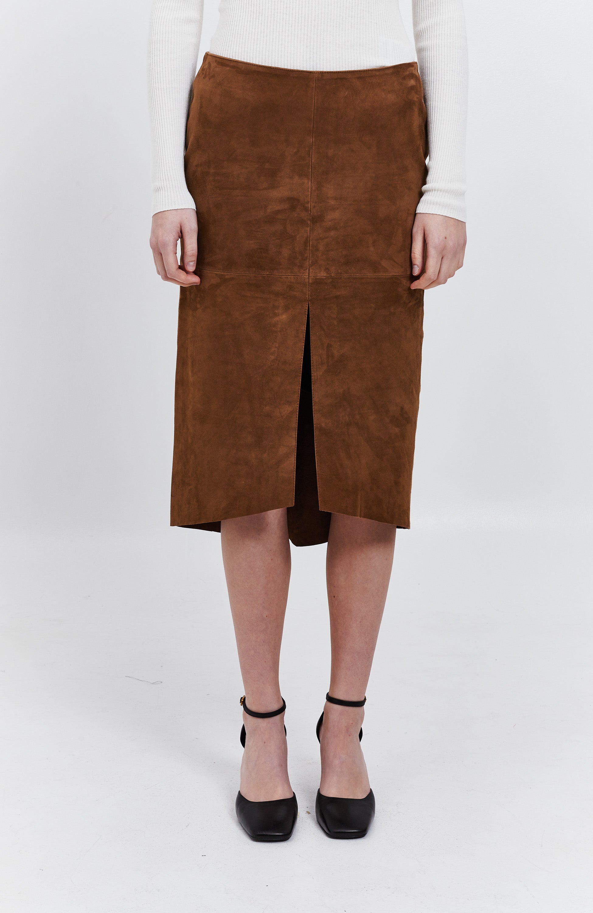 Suede midi skirt EDES L