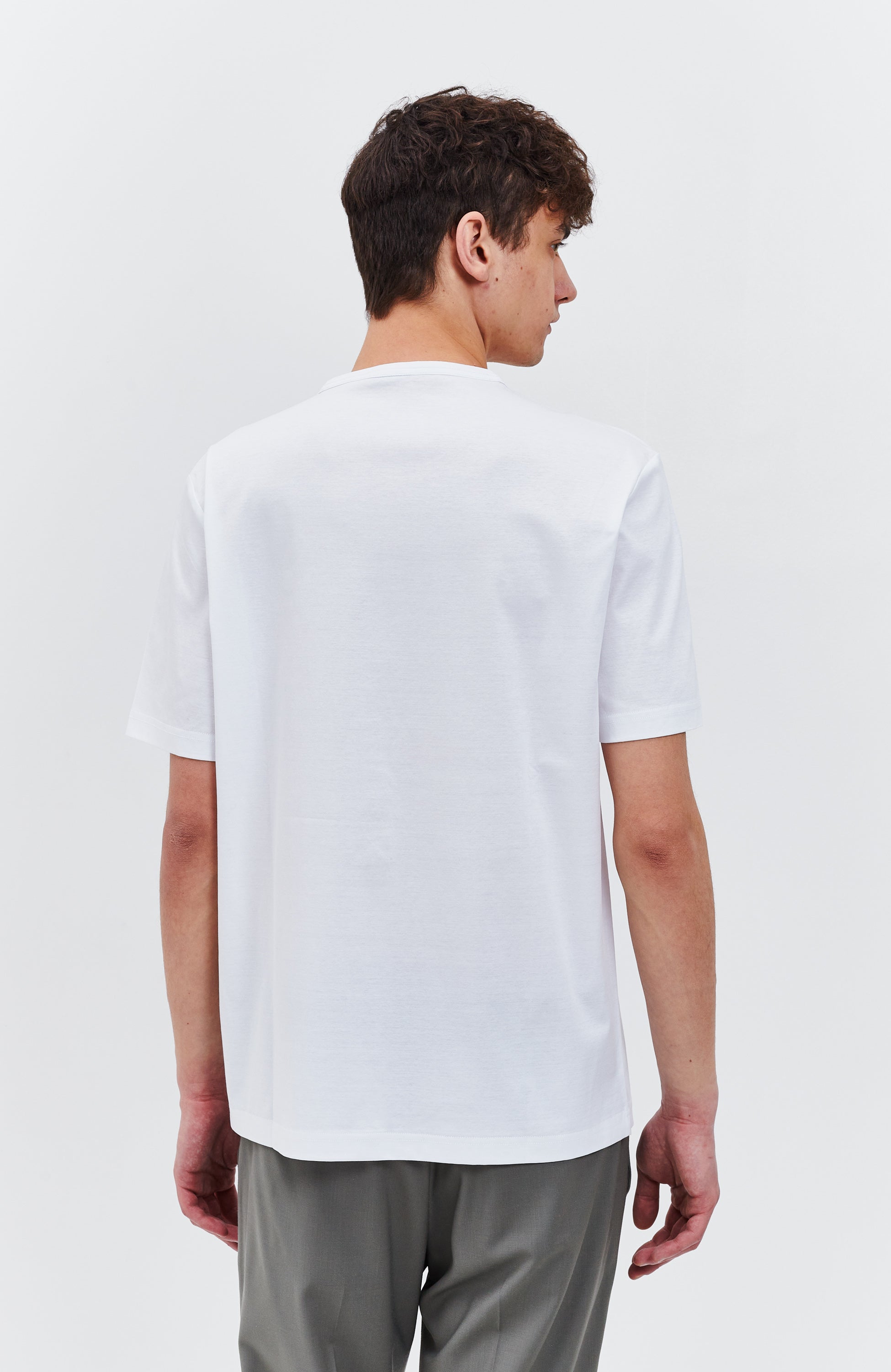 Tiger of sweden White Mercerized cotton t-shirt olaf image 3