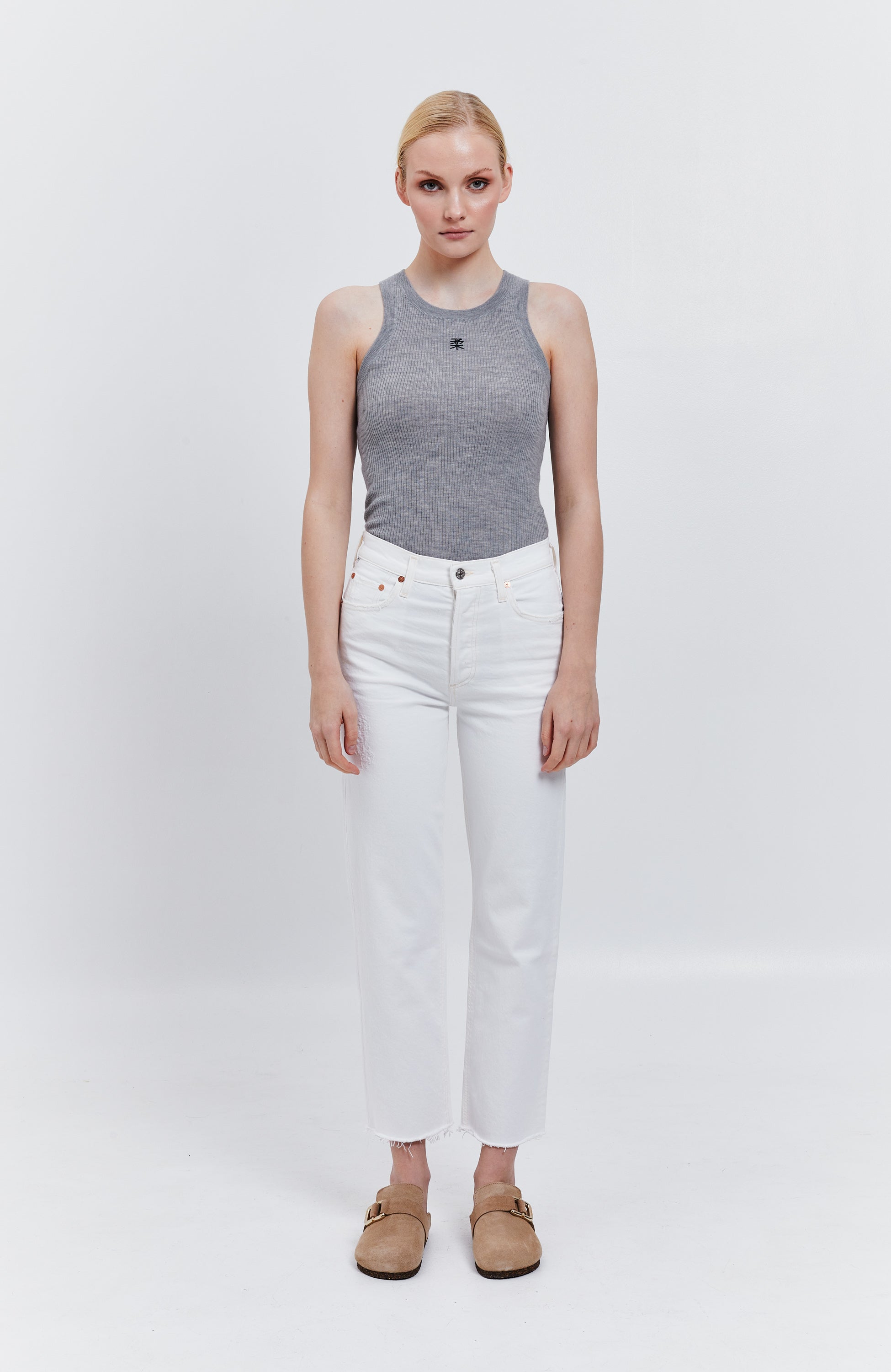 Citizens of humanity White Wide straight jeans florence image 1