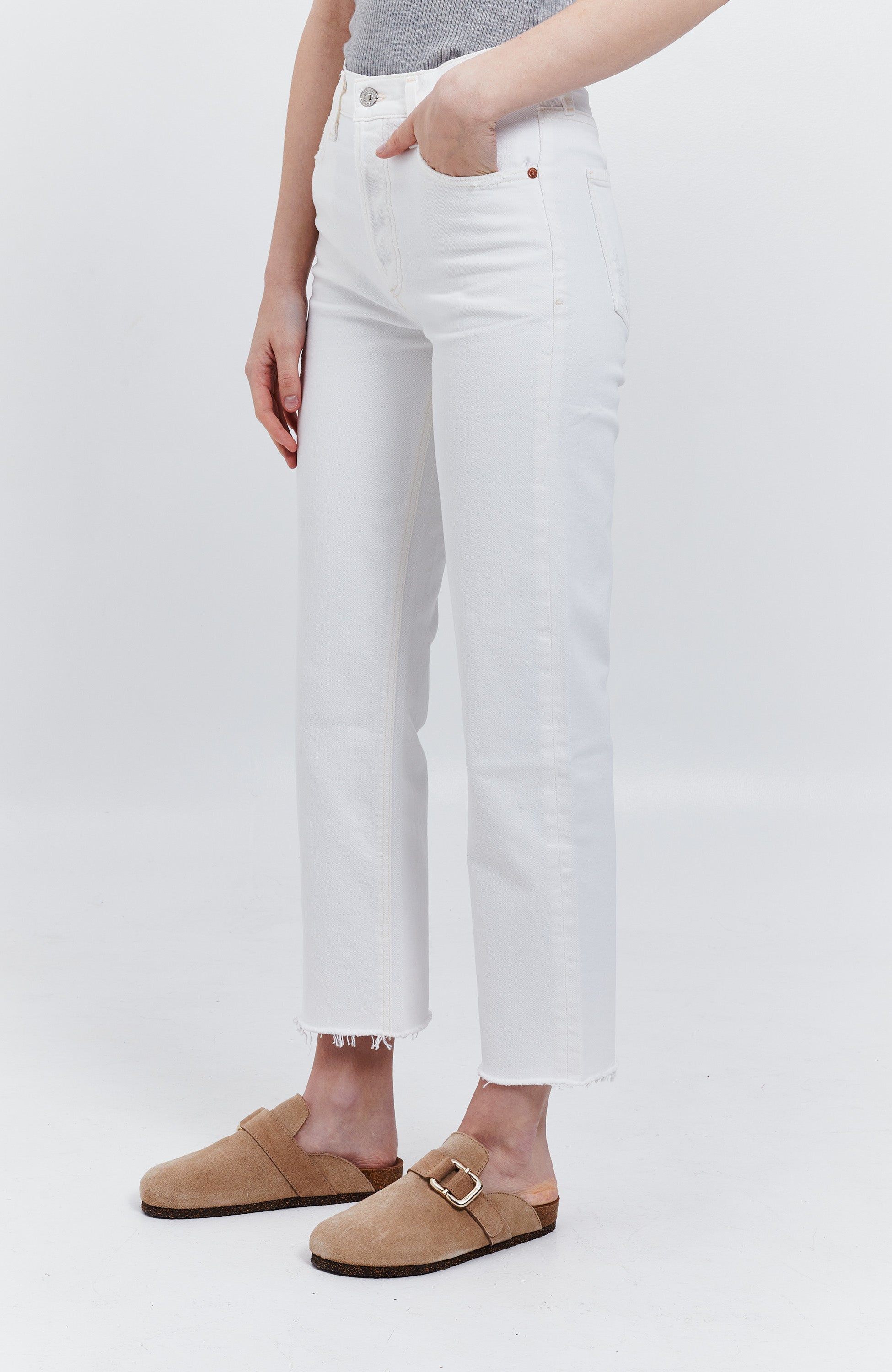 Citizens of humanity White Wide straight jeans florence image 3