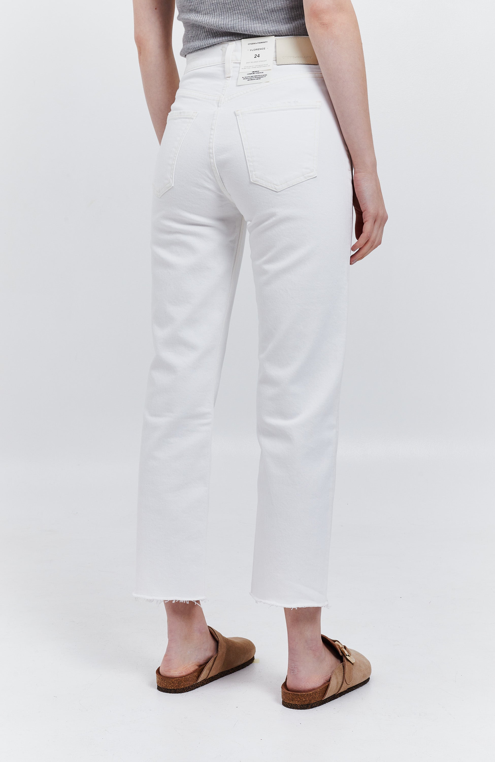Citizens of humanity White Wide straight jeans florence image 4