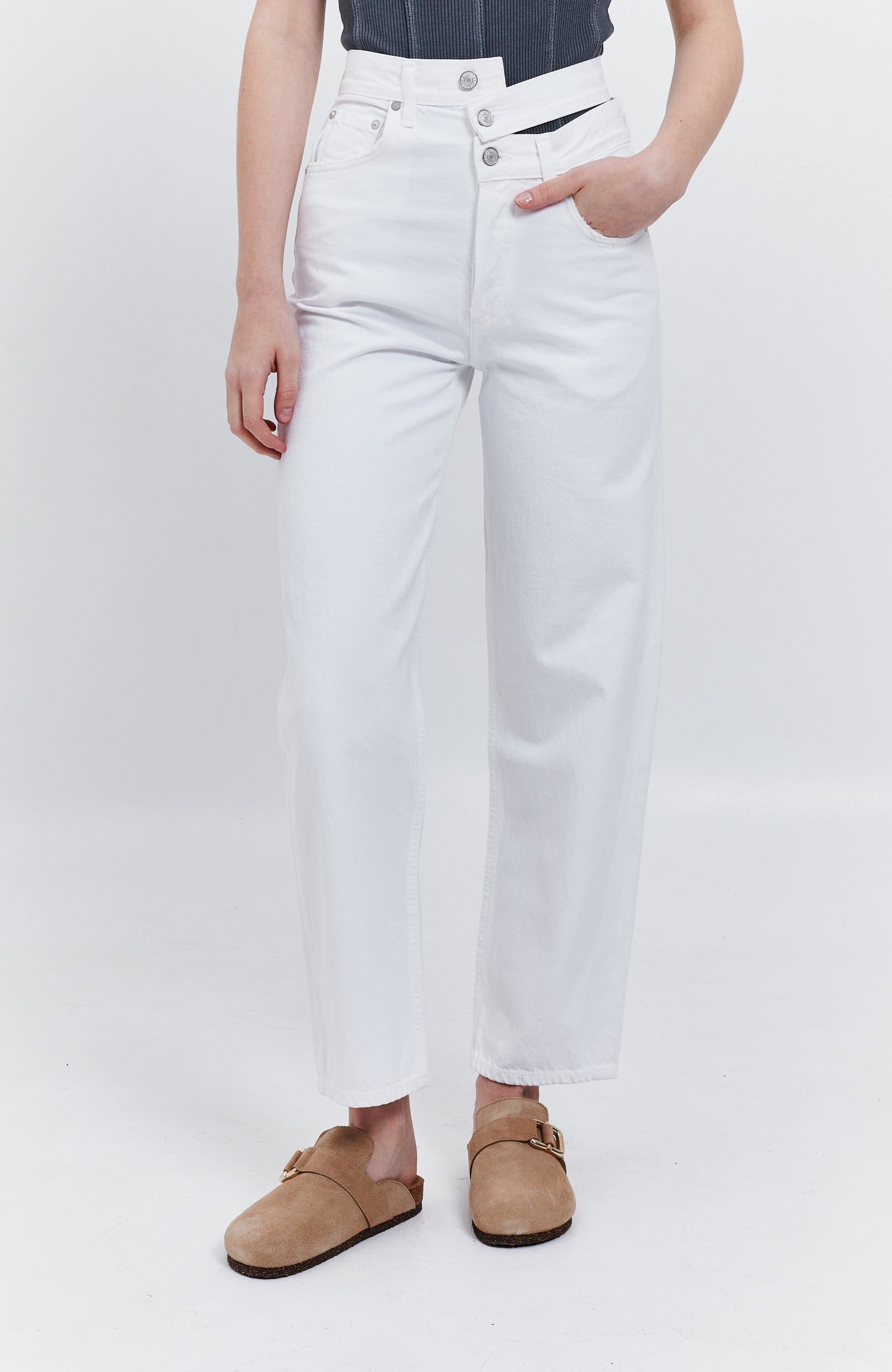 Broken waistband jeans