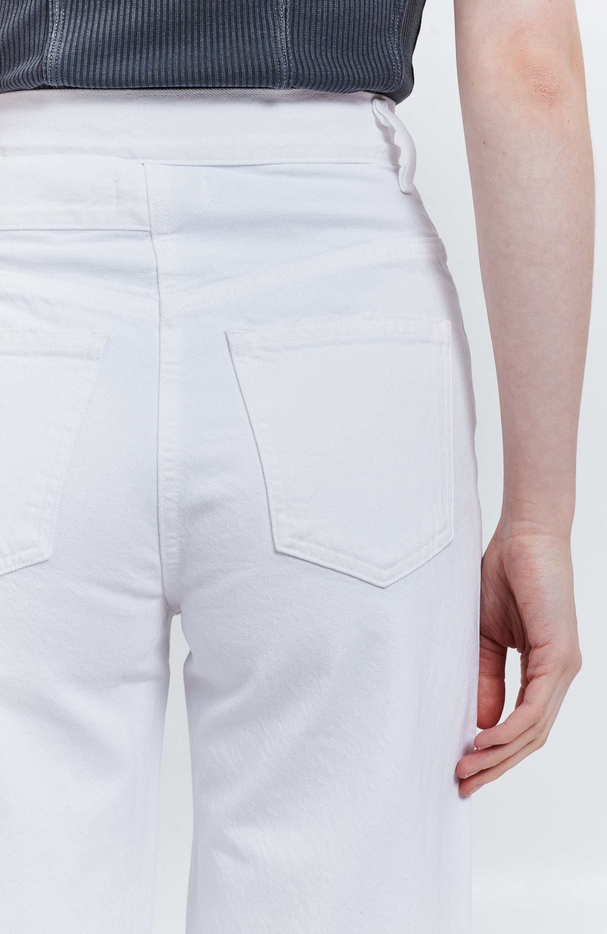Agolde White Broken waistband jeans image 8