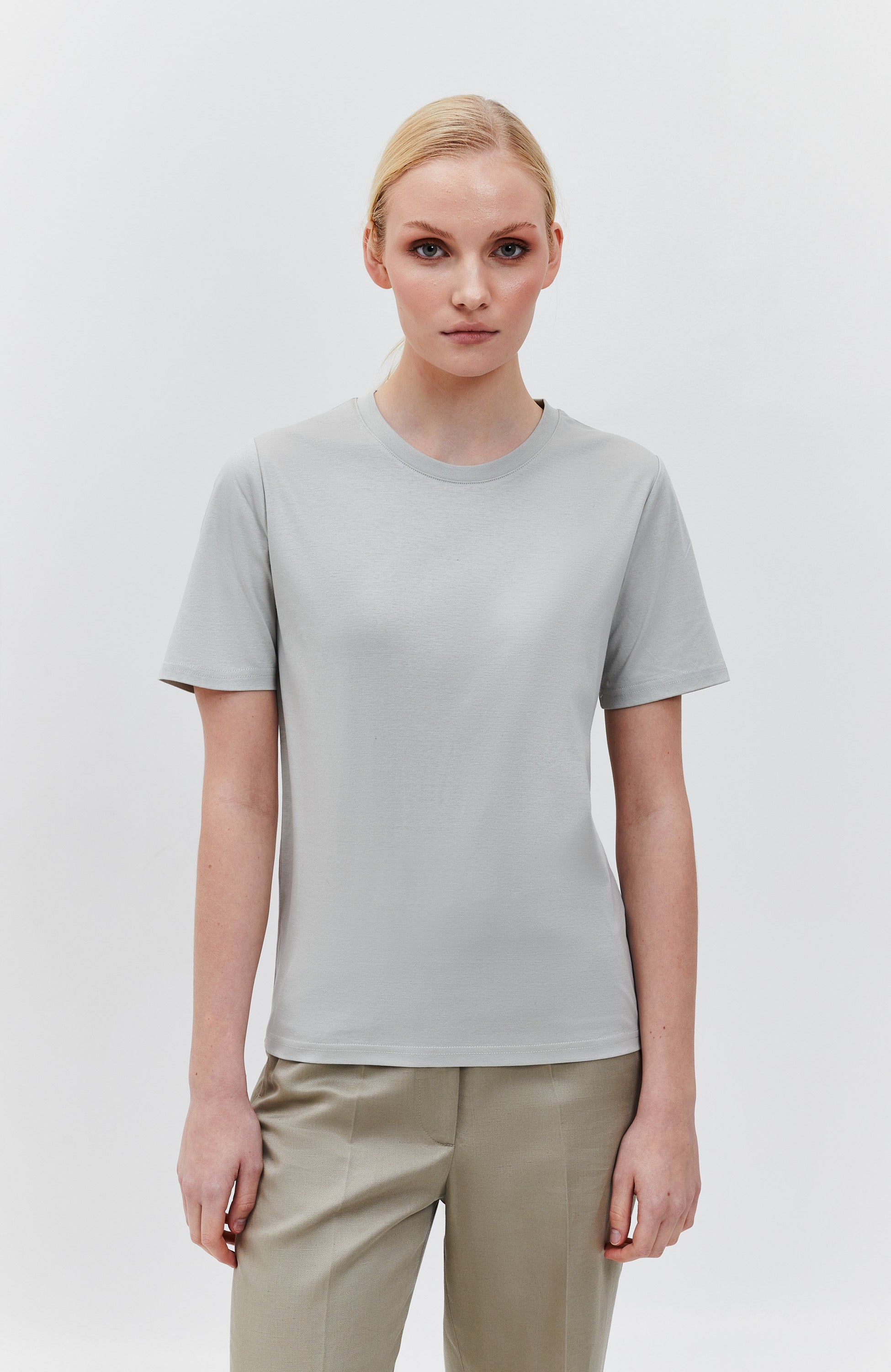 Tiger of sweden Green Mercerized cotton t-shirt deiro image 2