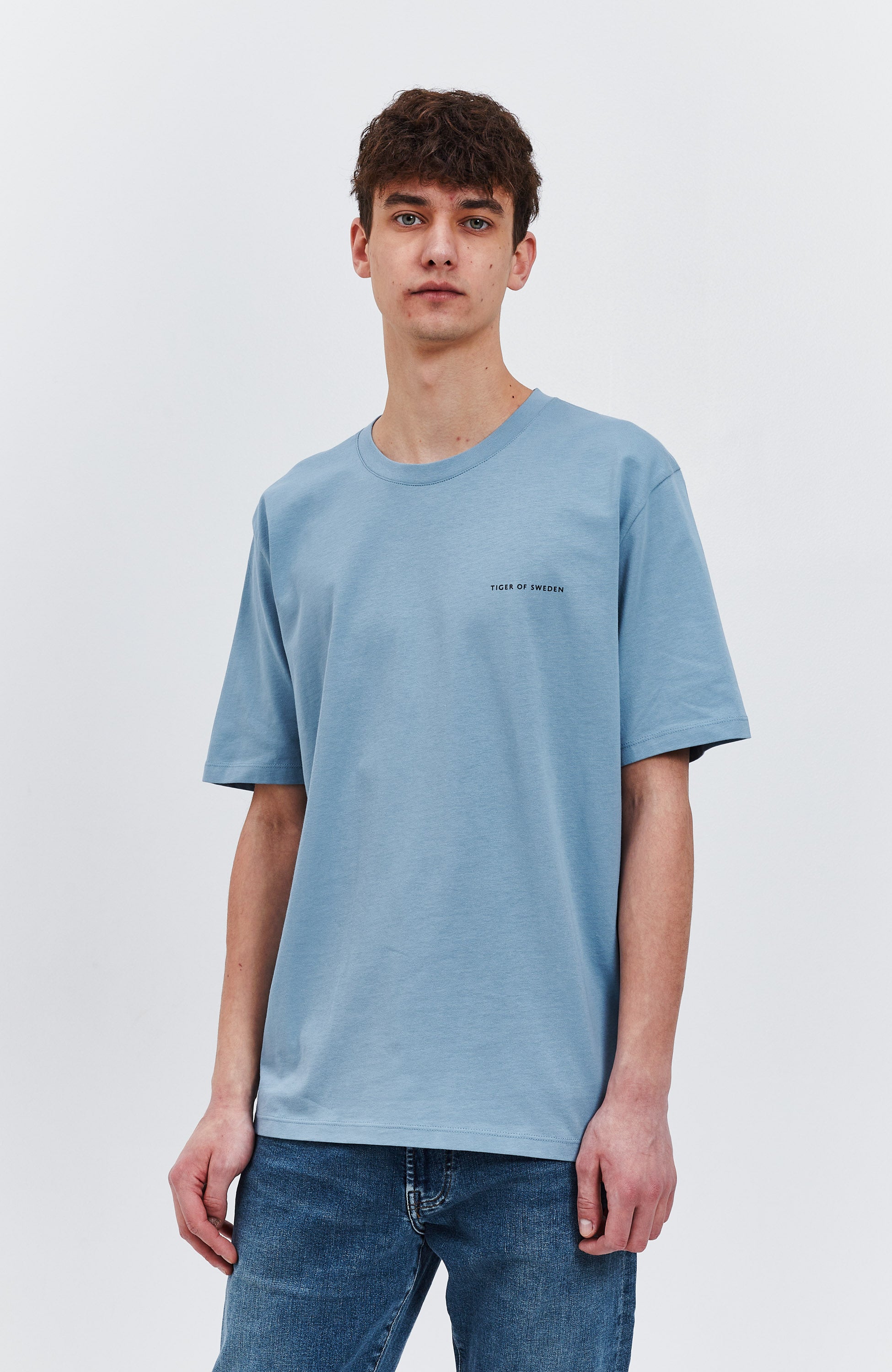 Tiger of sweden Blue Relaxed-fit t-shirt pro image 1