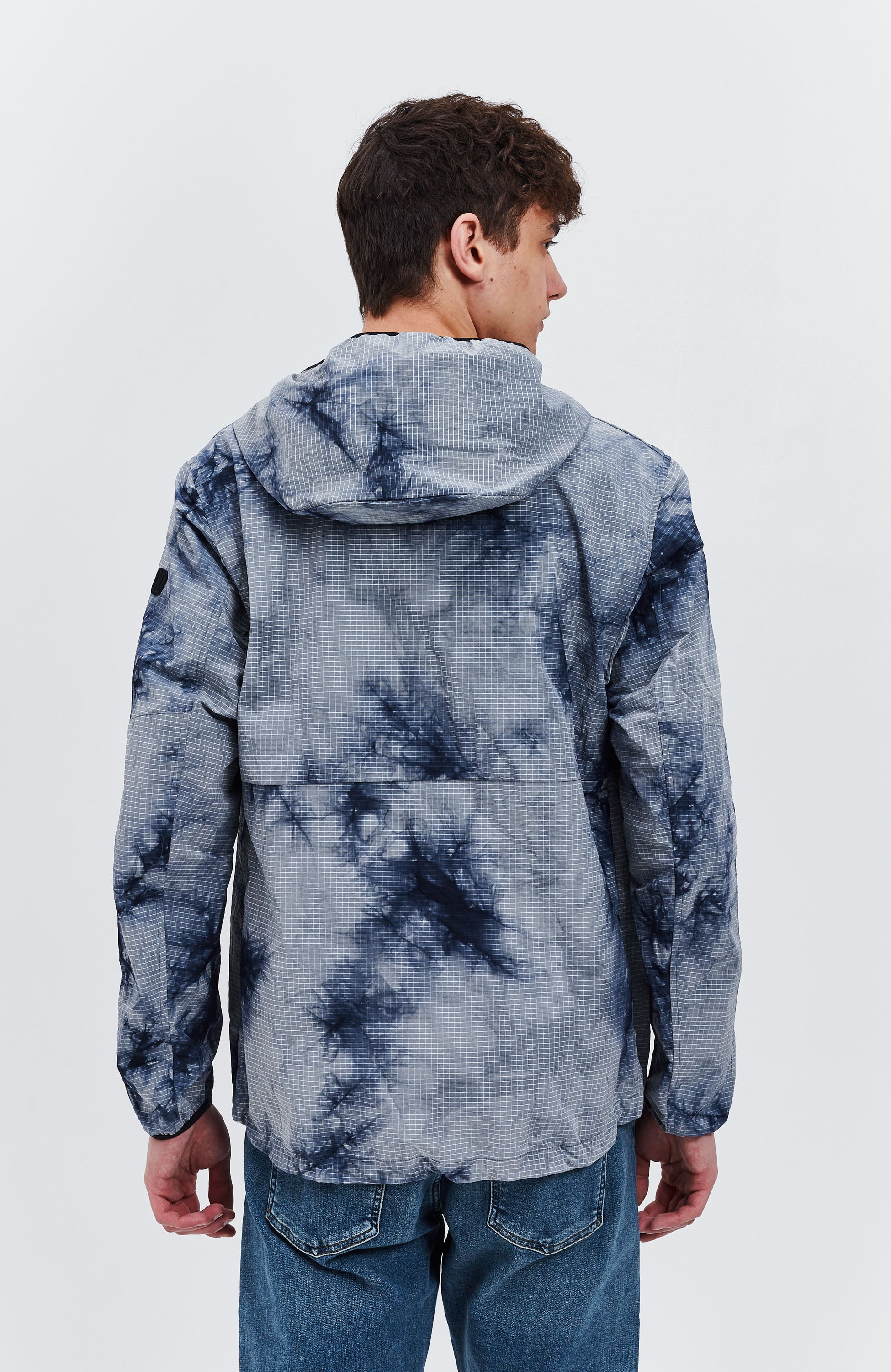 Tie-dye effect windbreaker jacket KOLBI