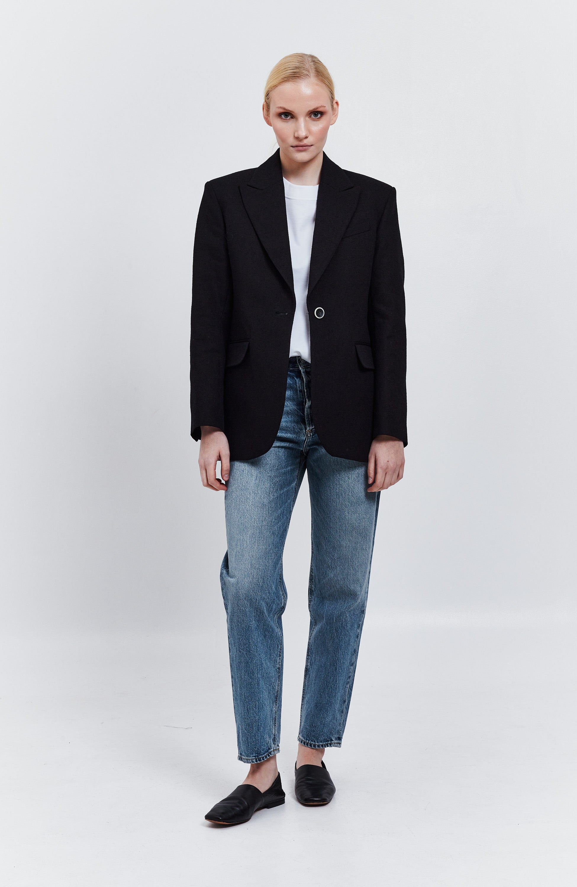 House of dagmar Black Oversized blazer image 5