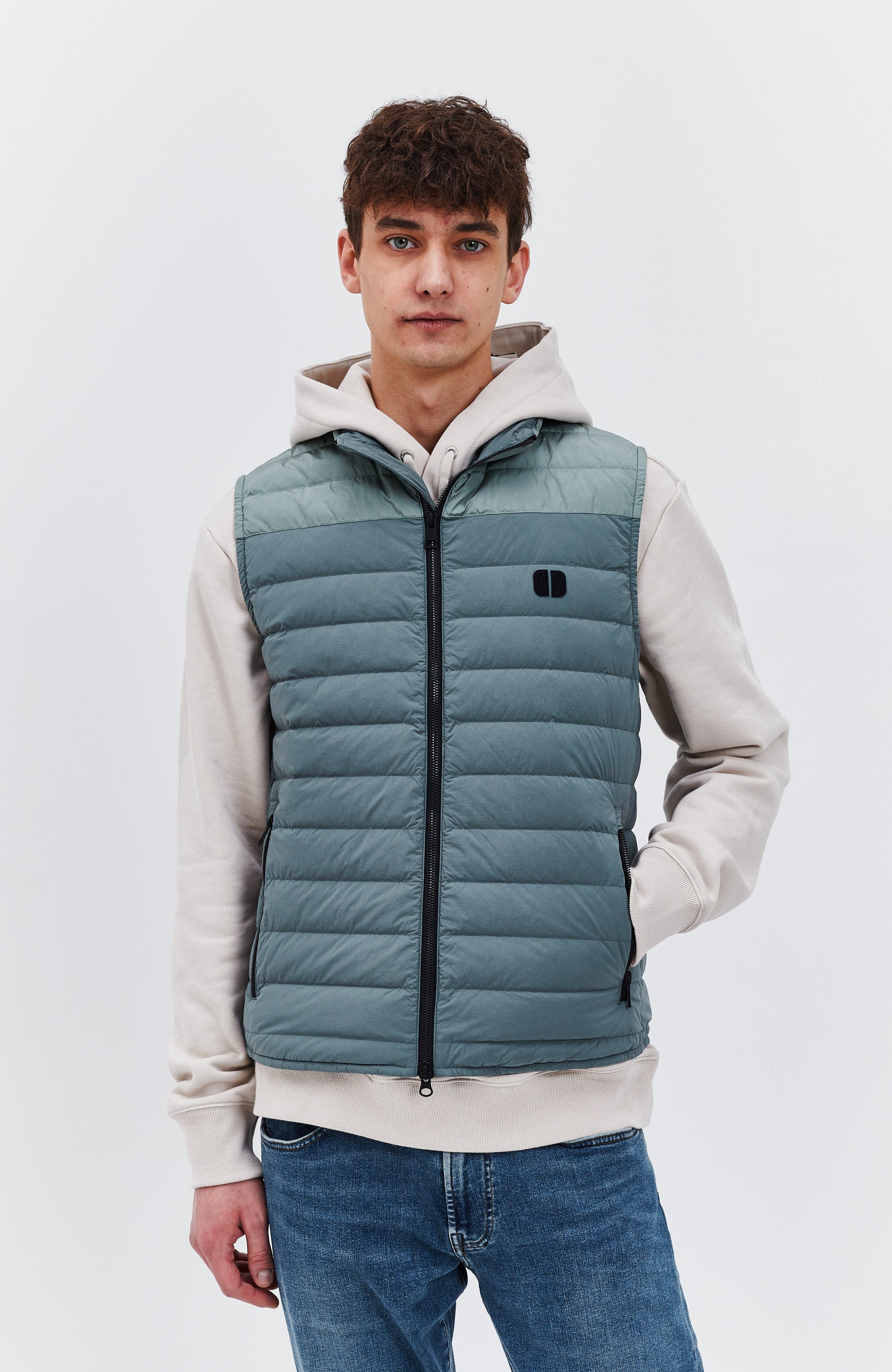 Lightweight down vest ODEN