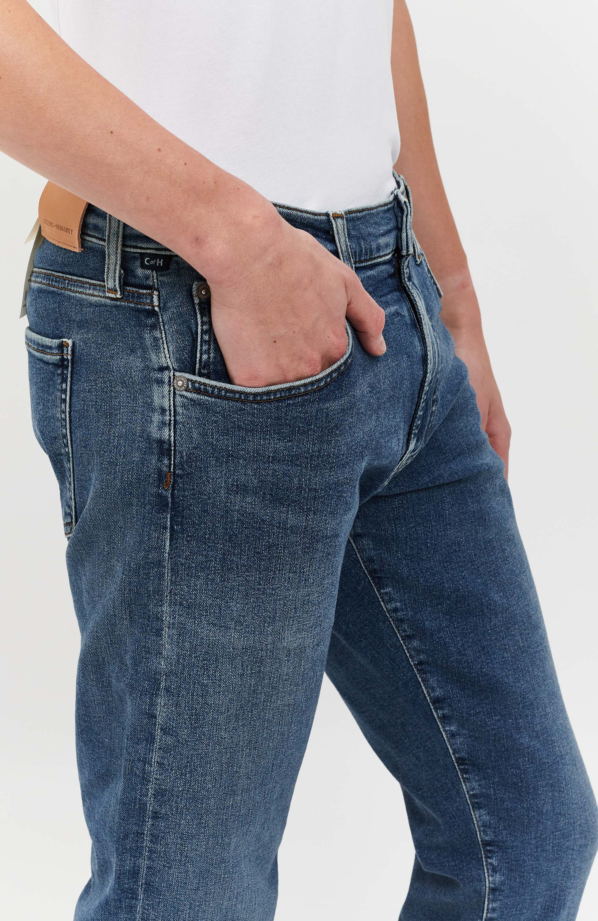 Citizens of humanity Blue Tapered classic jeans adler image 4