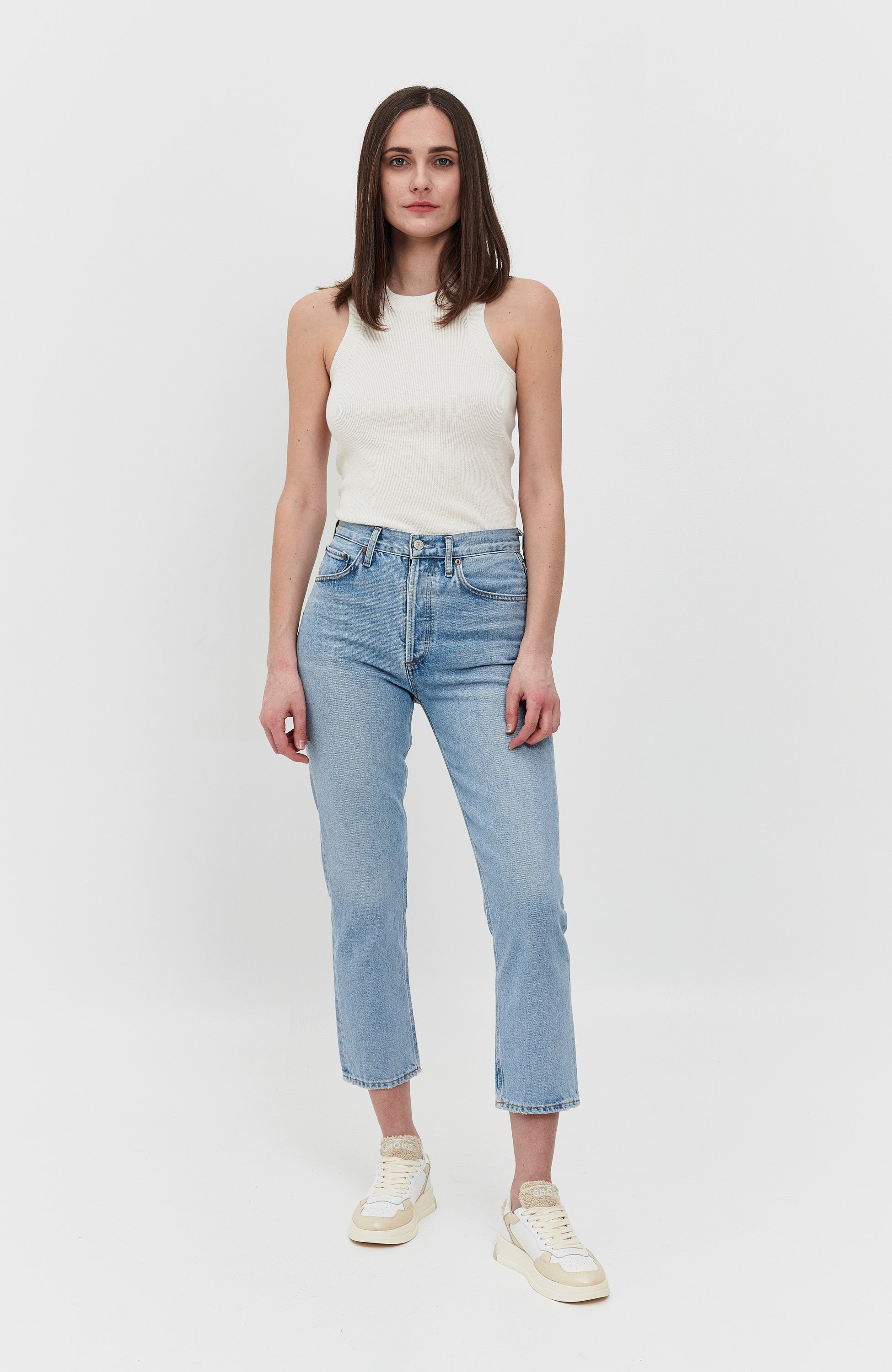 Straight cropped jeans RILEY