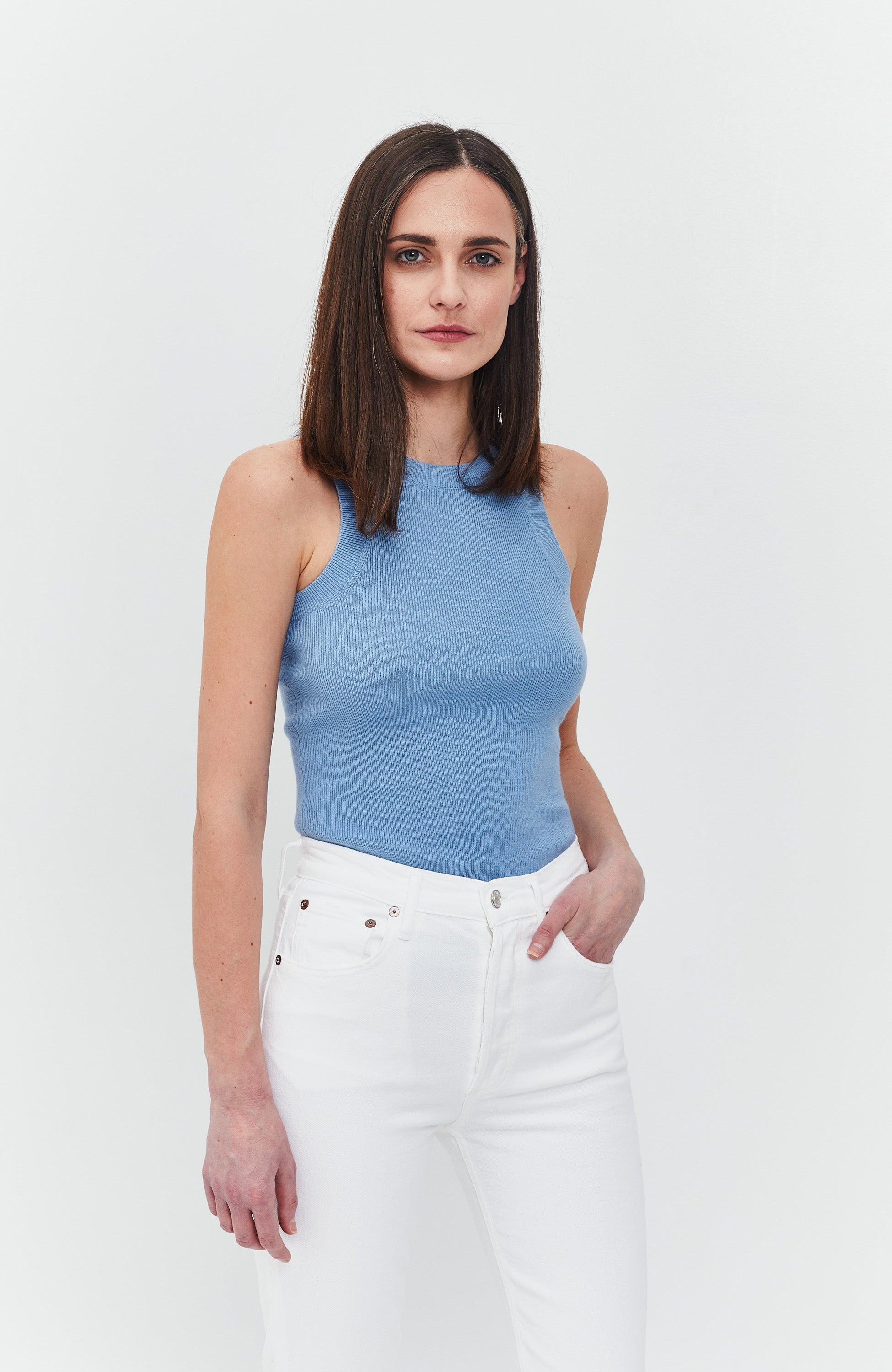 Ftc cashmere Blue Bluzka typu racer image 4