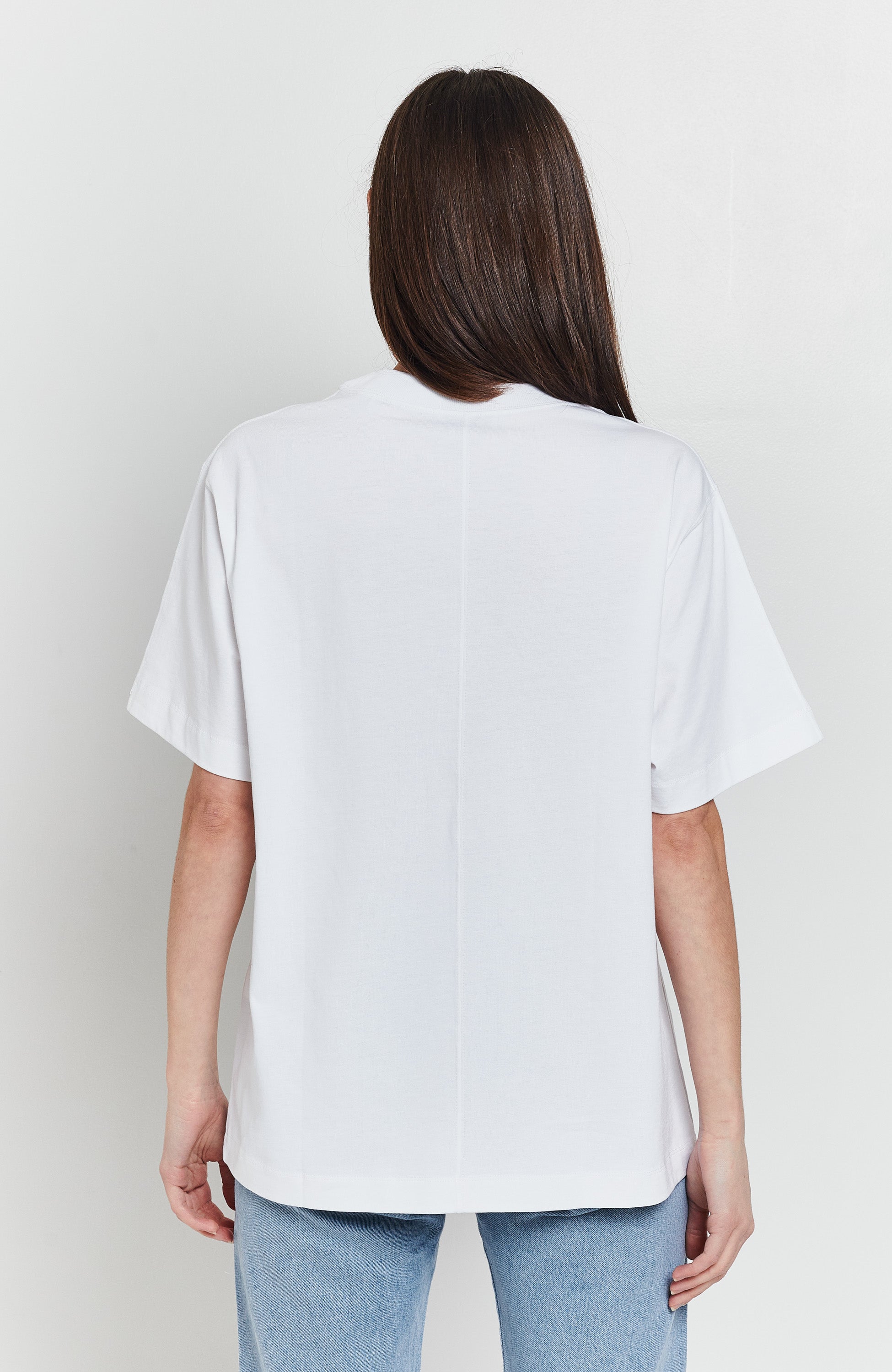 House of dagmar White Oversized cotton t-shirt image 3