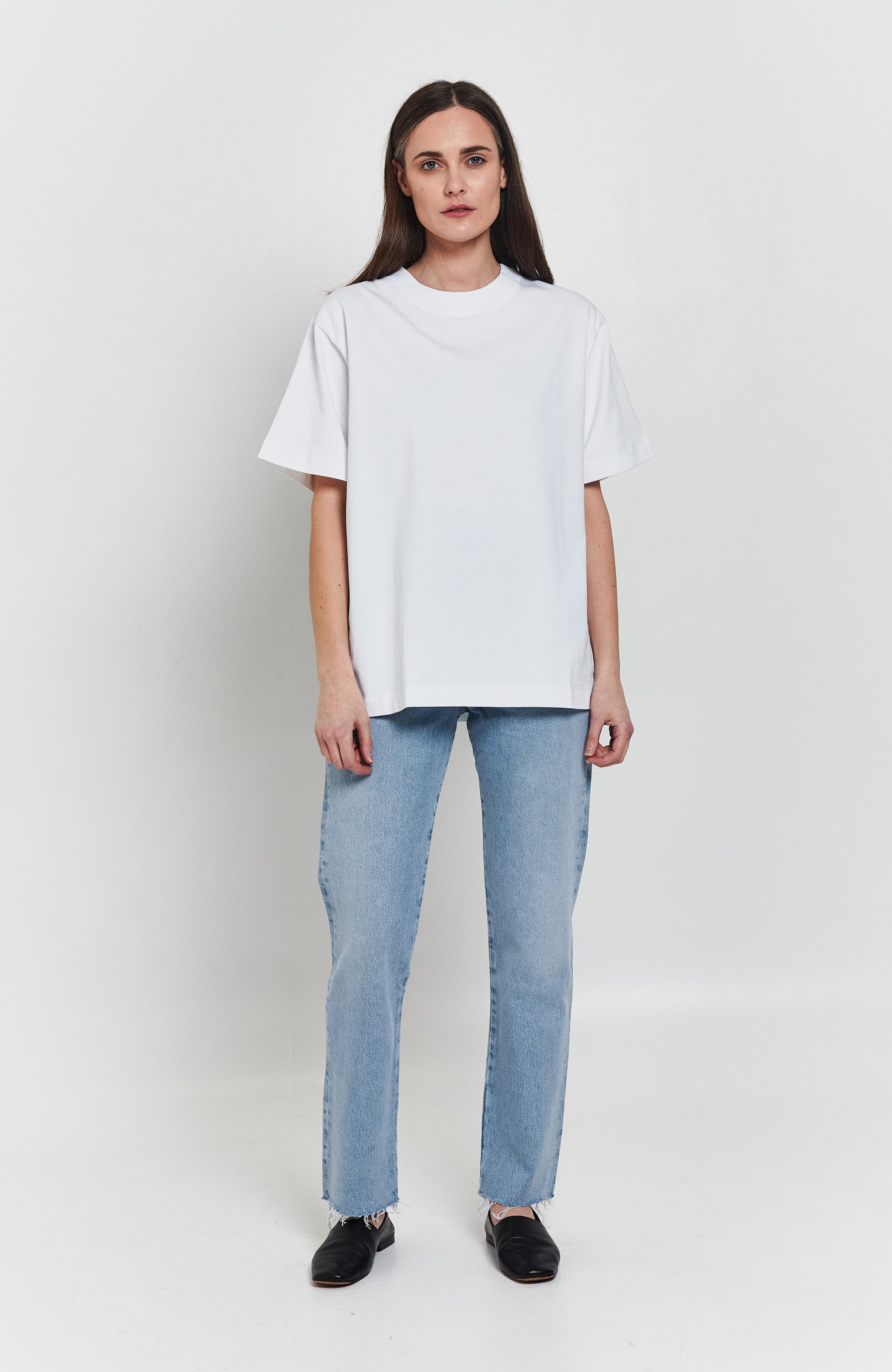 House of dagmar White Oversized cotton t-shirt image 4