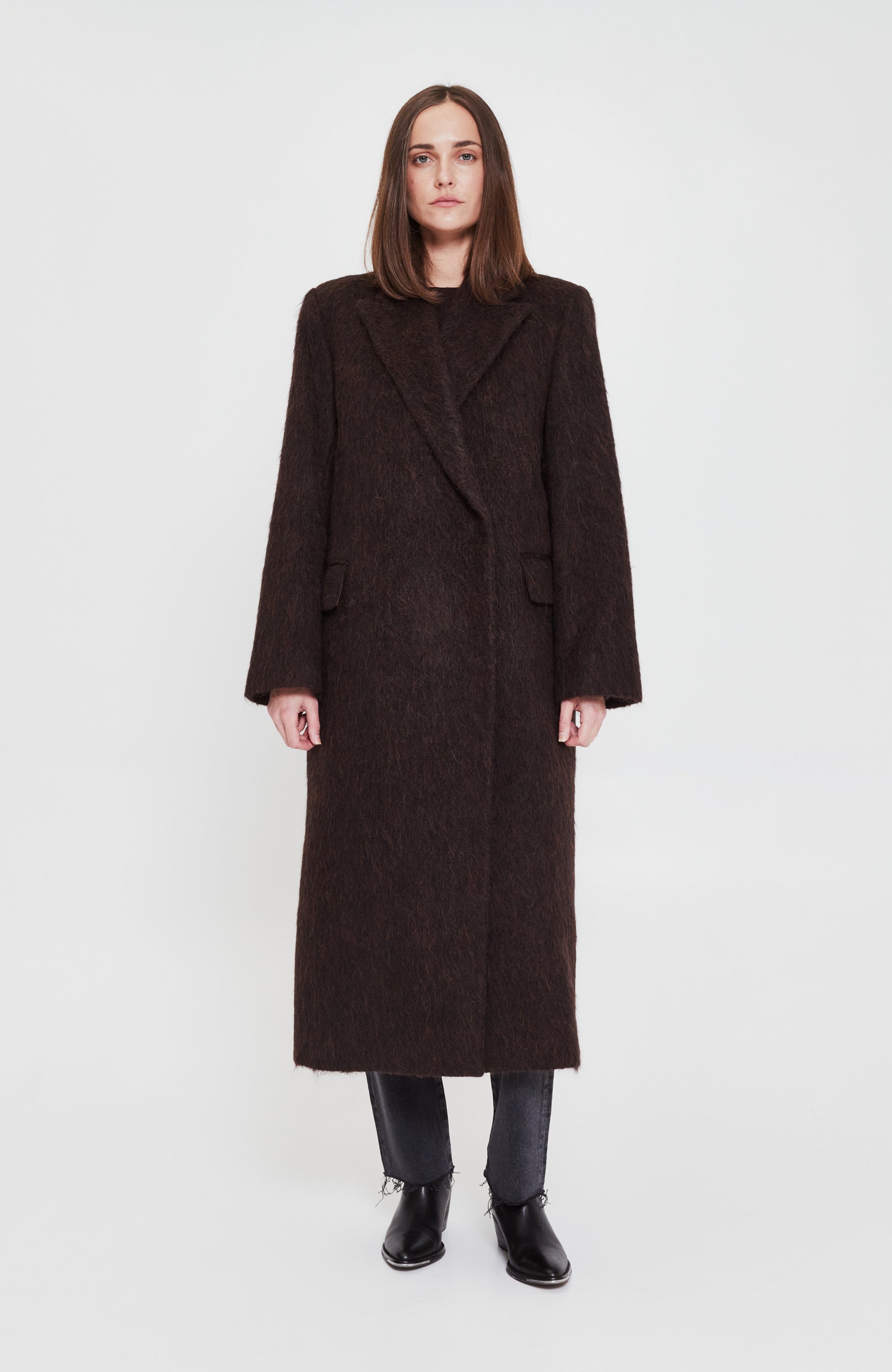 Płaszcz z wełny alpaki ANITA