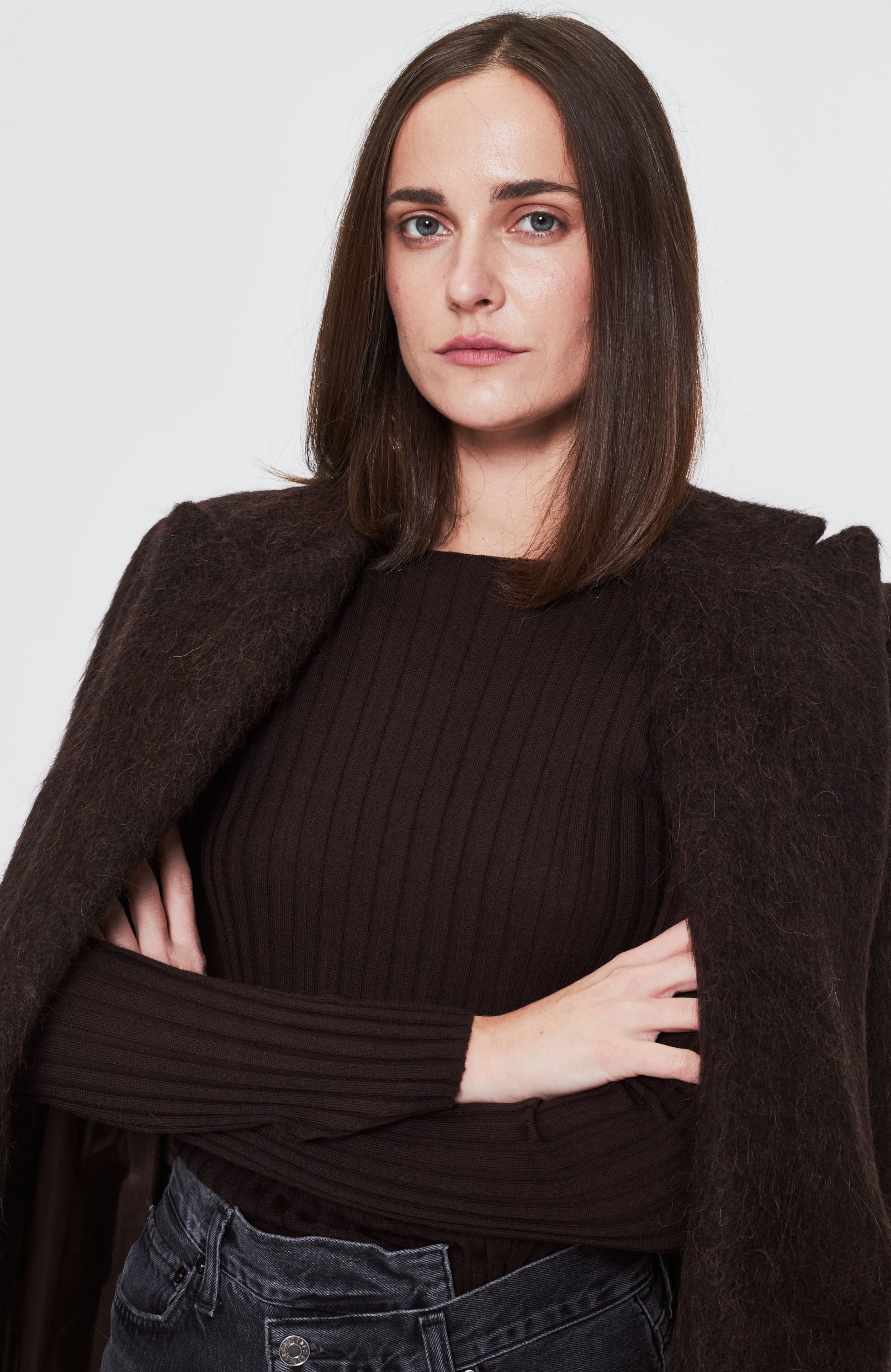 House of dagmar Brown Alpaca blend coat anita image 8