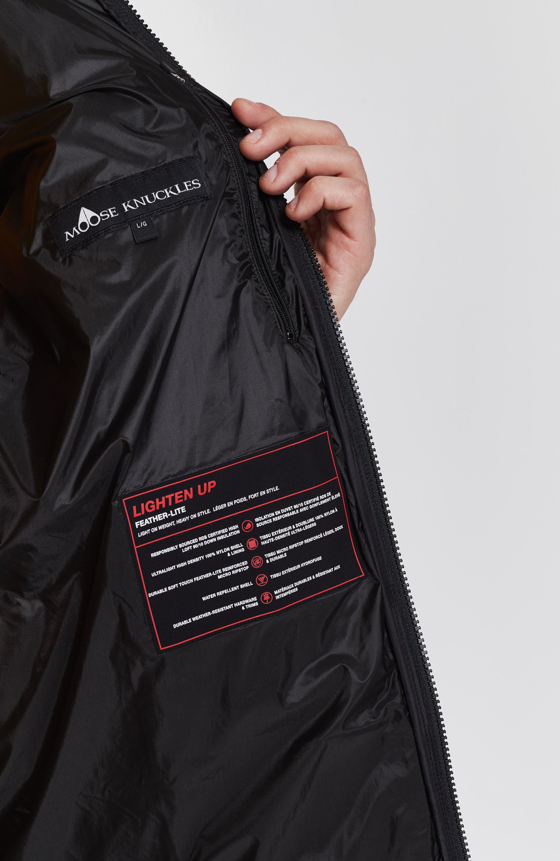 Moose knuckles Black Kerge parka pisquid image 10