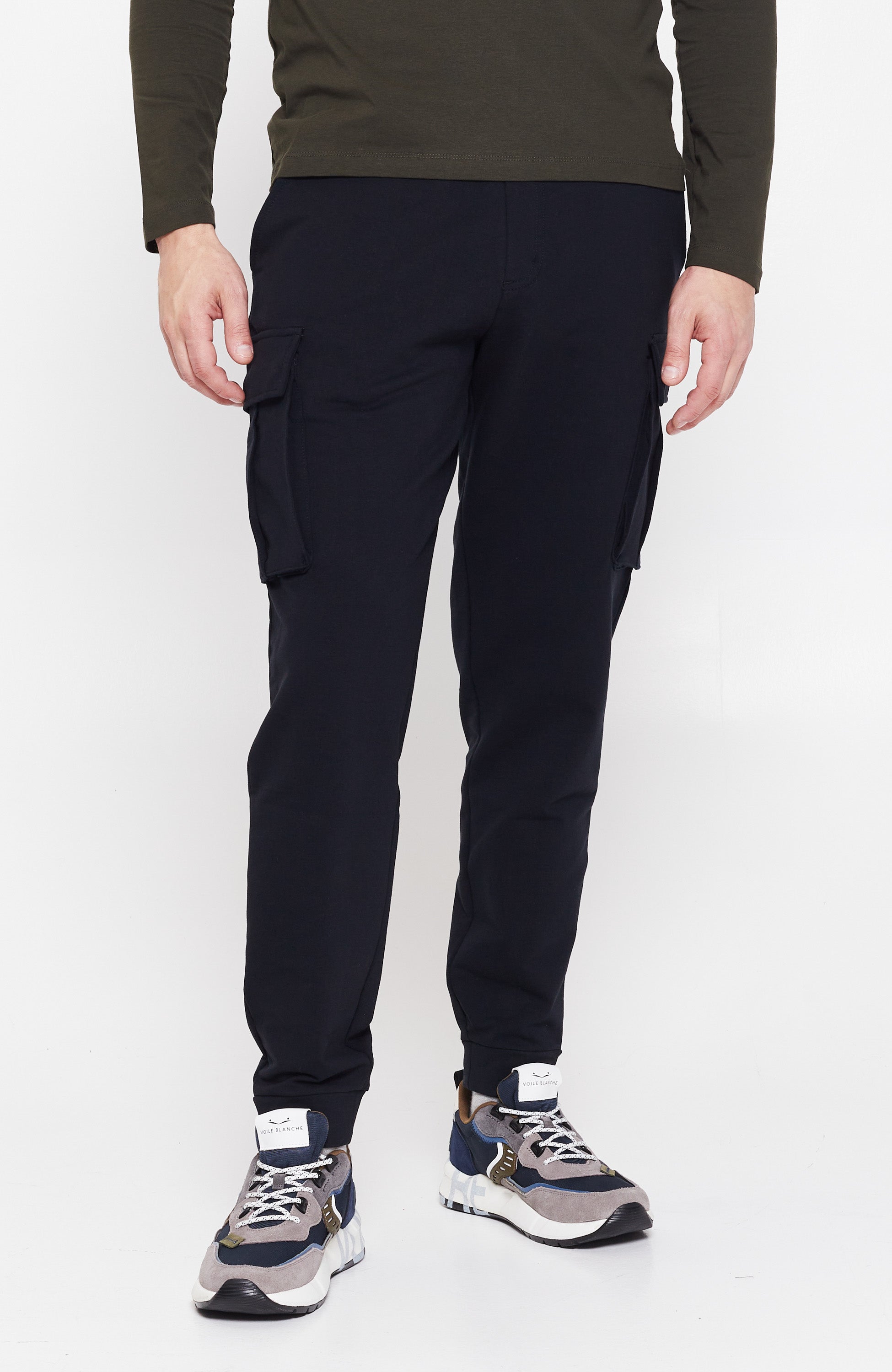 Aeronautica militare Navy Cargo pocket sweatpants image 3