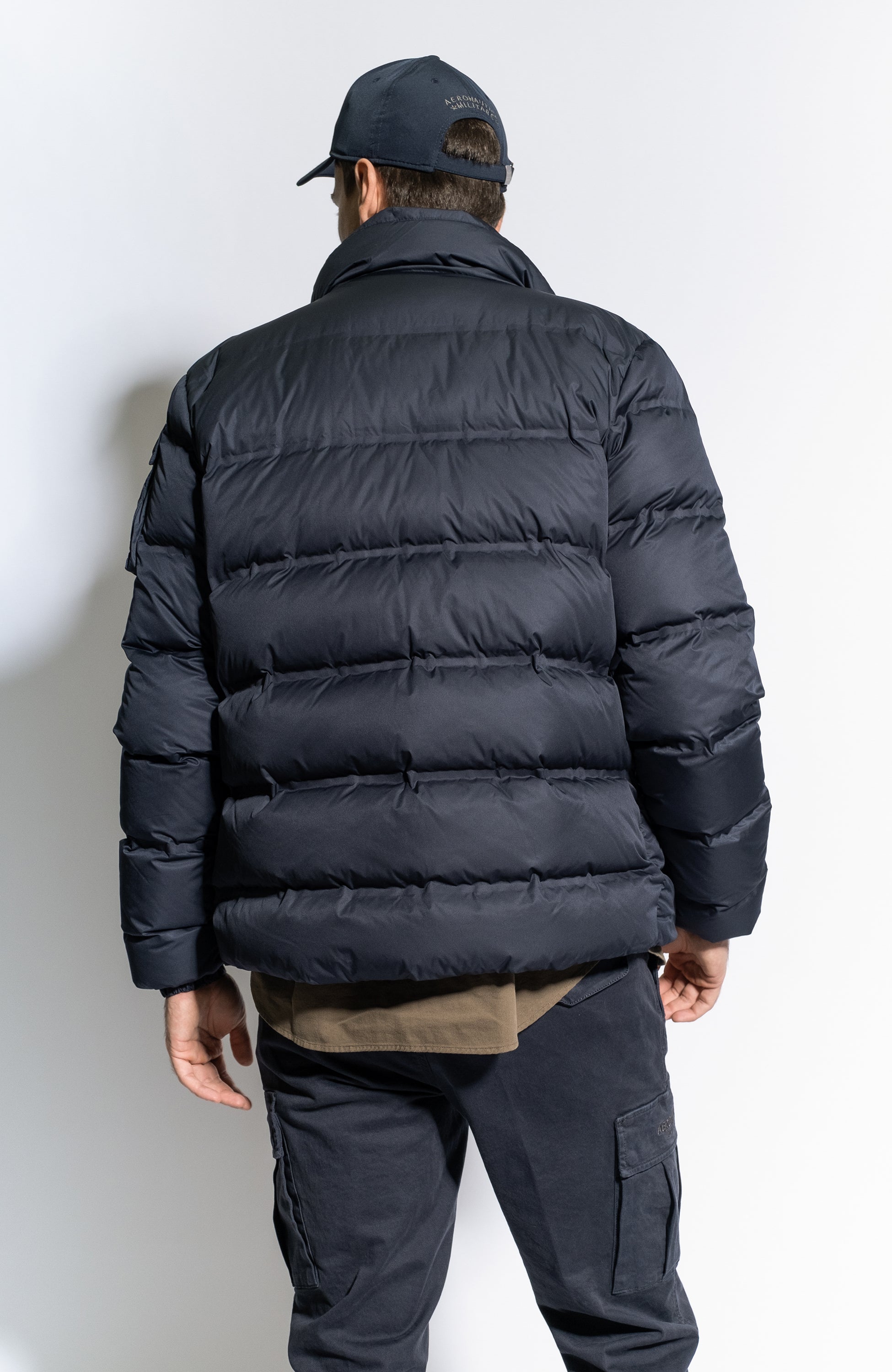 Patch down jacket