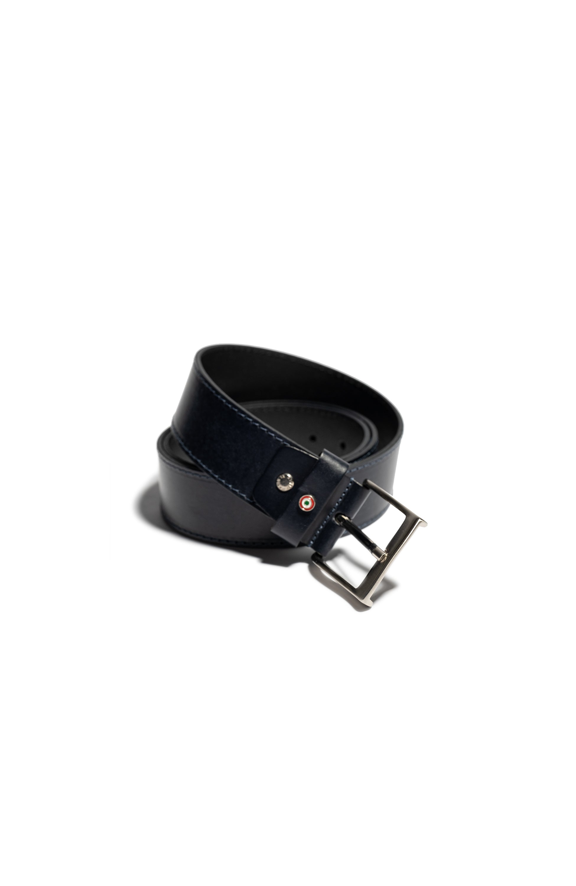 Leather-strap belt