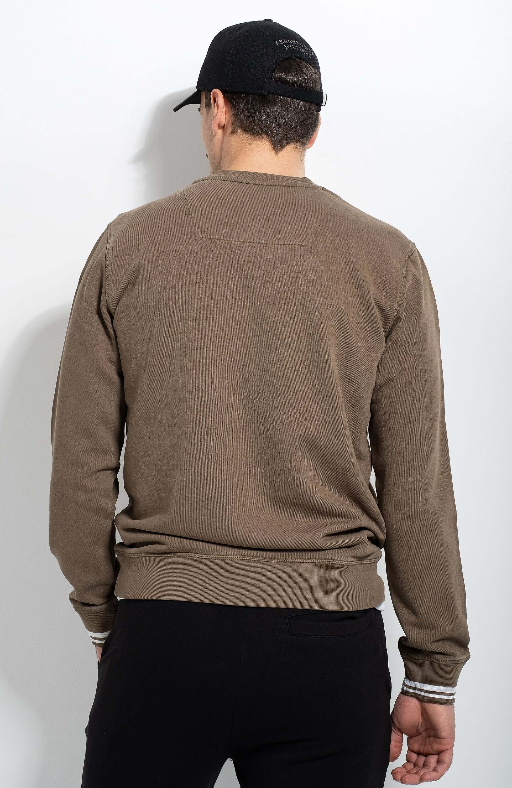 Aeronautica militare Green Logo-print sweatshirt image 2