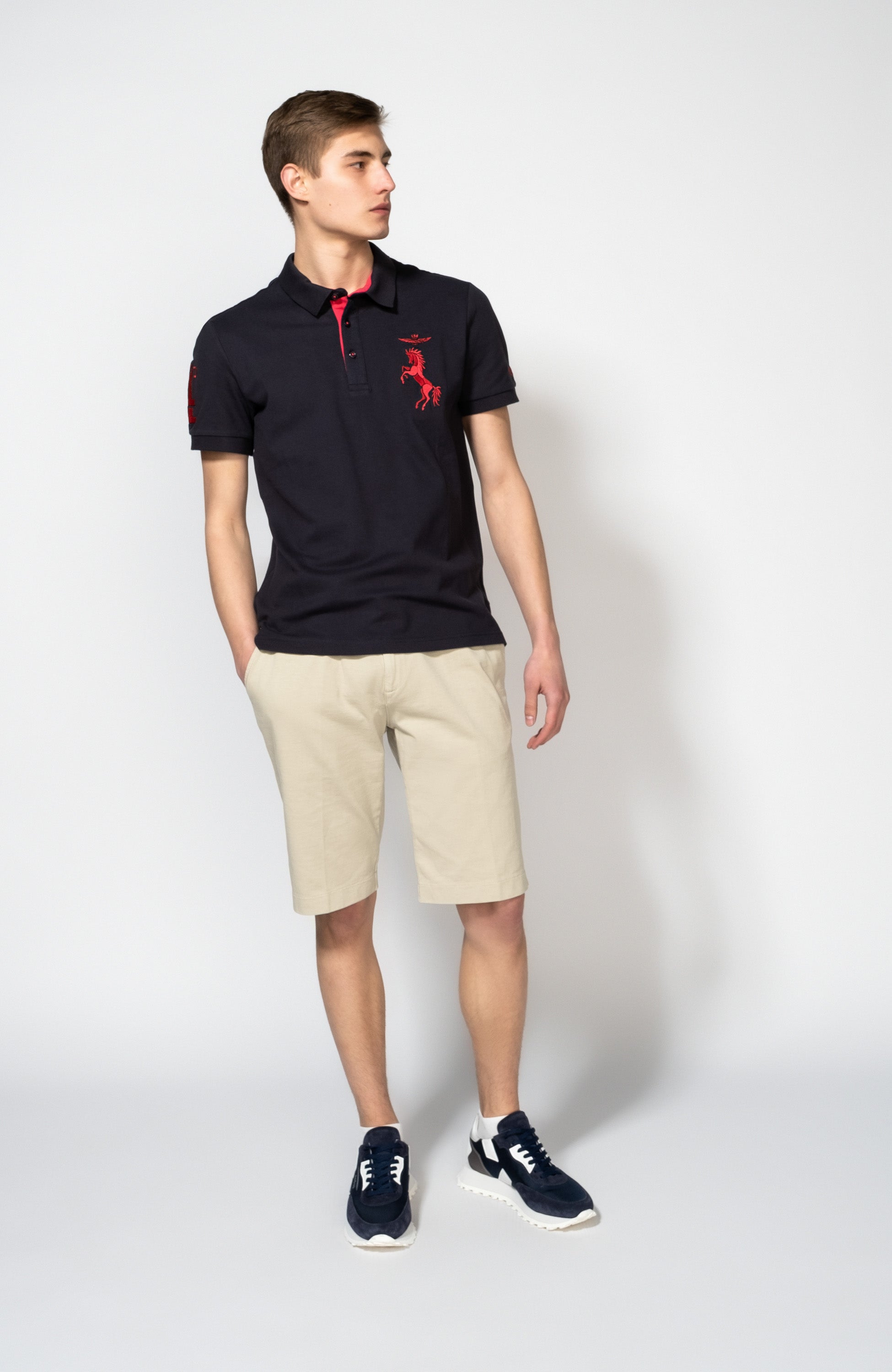 Tailored jersey shorts