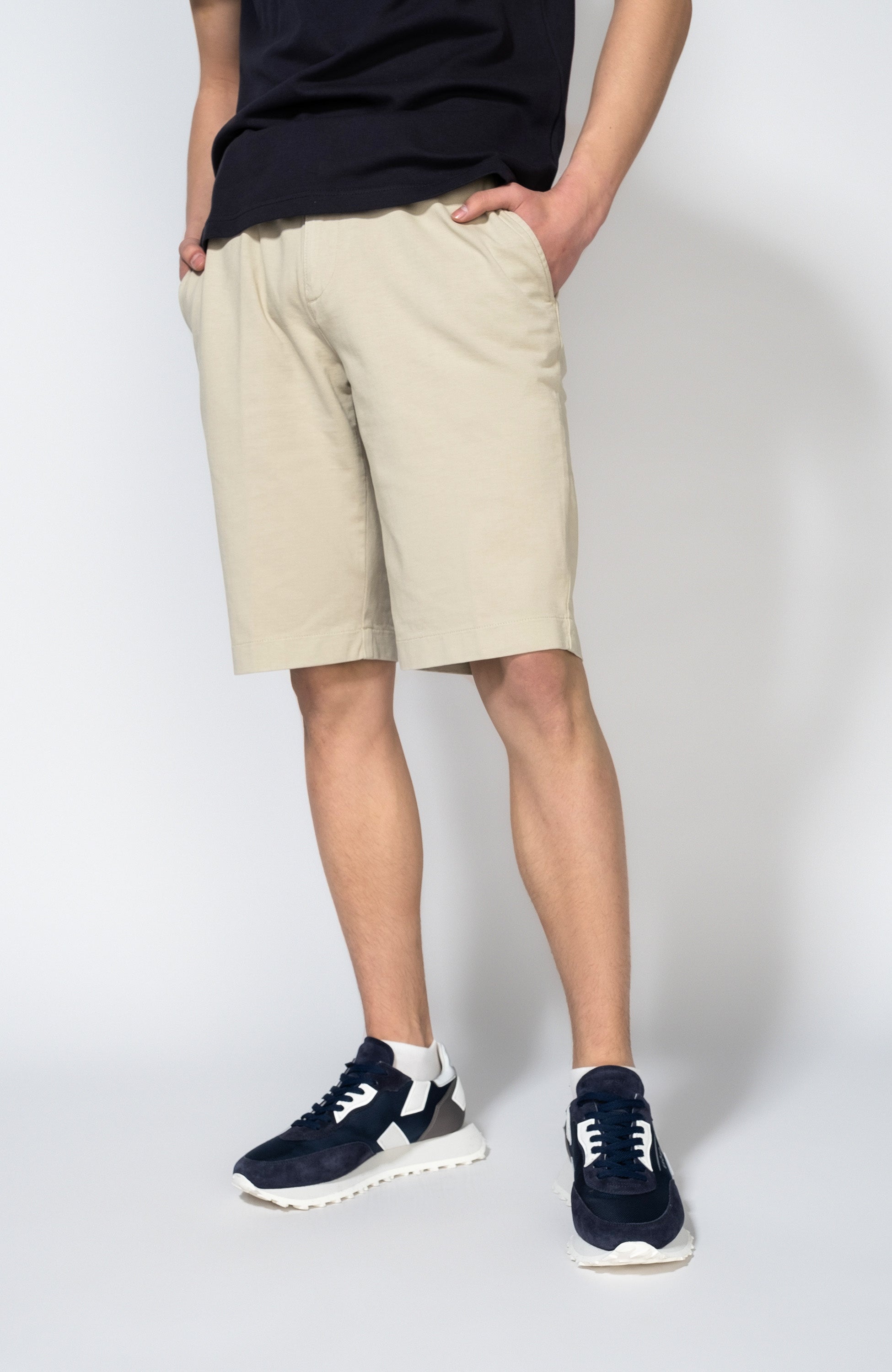 Tailored jersey shorts