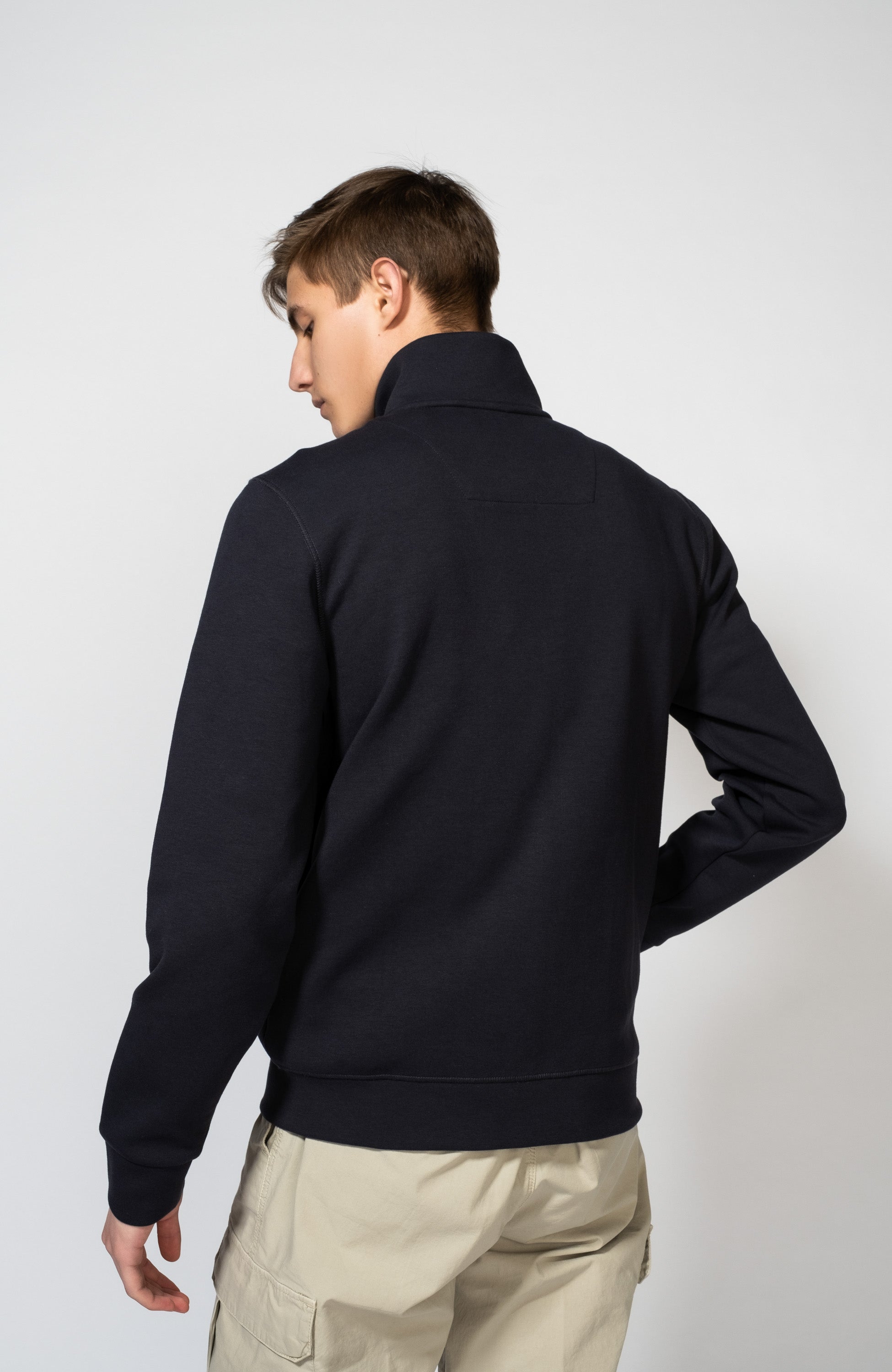 Aeronautica militare Navy Interlock embroidered sweatshirt image 5