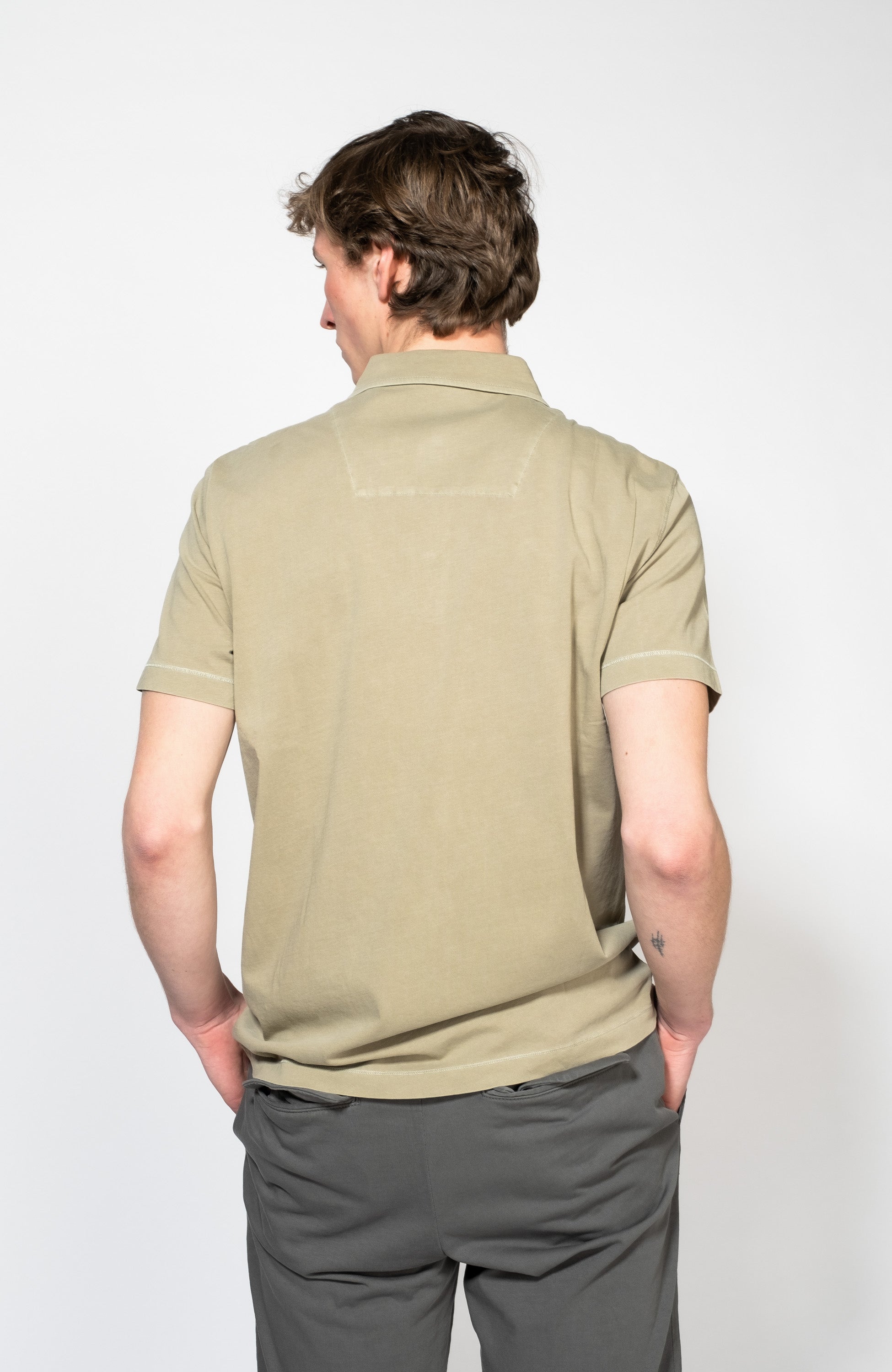 Aeronautica militare Green Eagle-patch polo shirt image 3