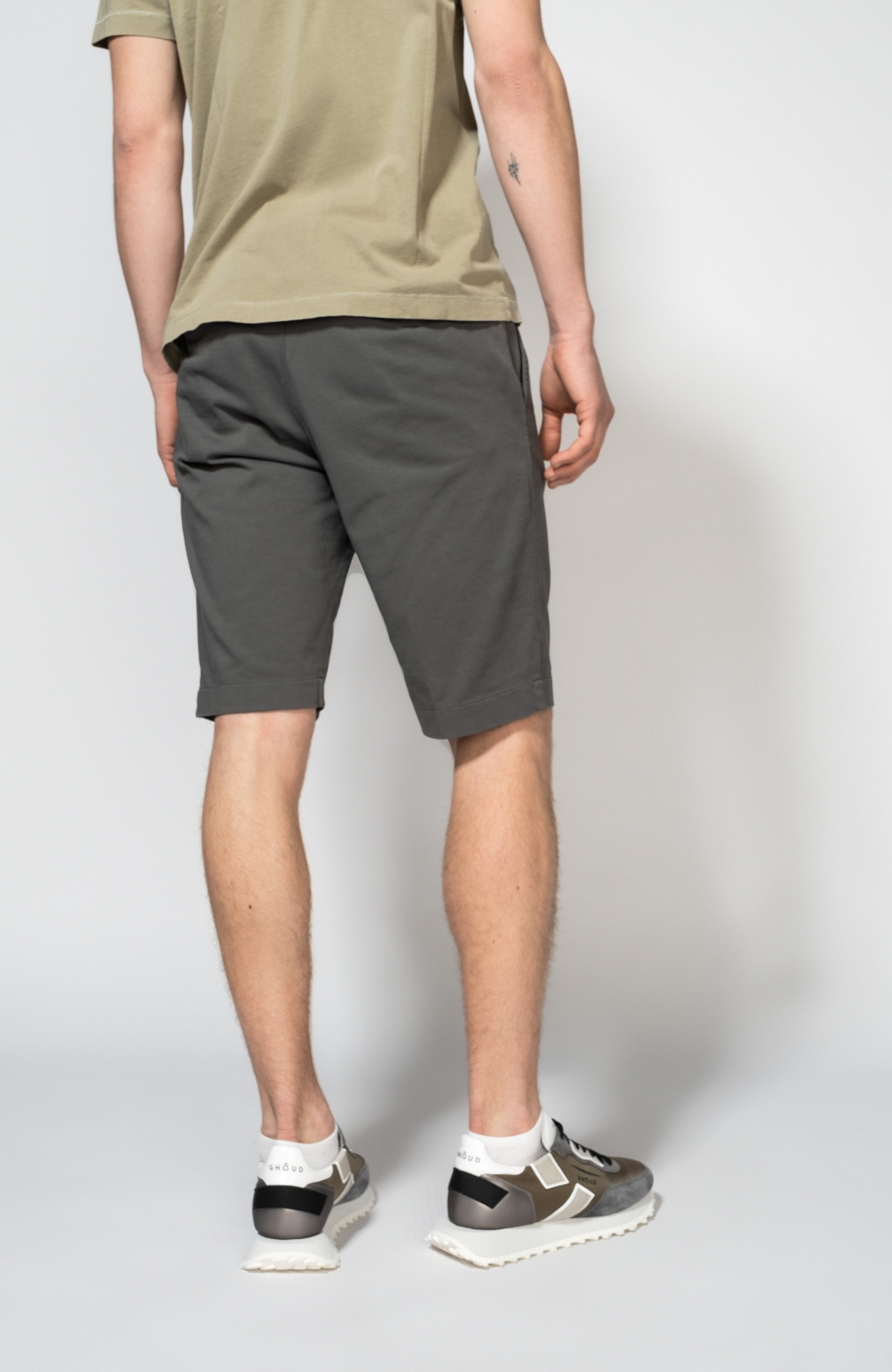 Aeronautica militare Grey Lühikesed püksid jercey-kangast image 3