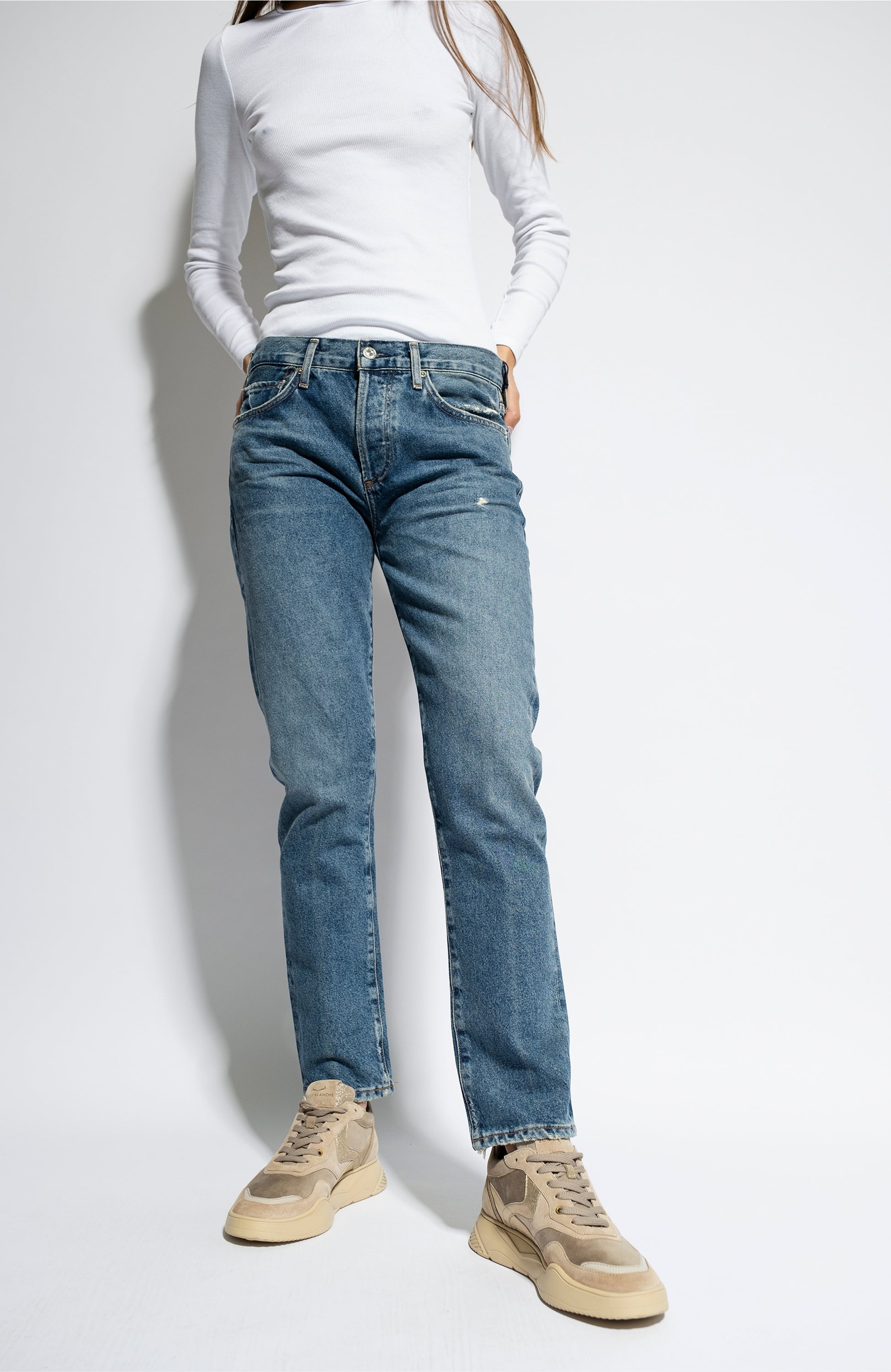 Citizens of humanity Blue Slim boyfriend jeans emerson image 2