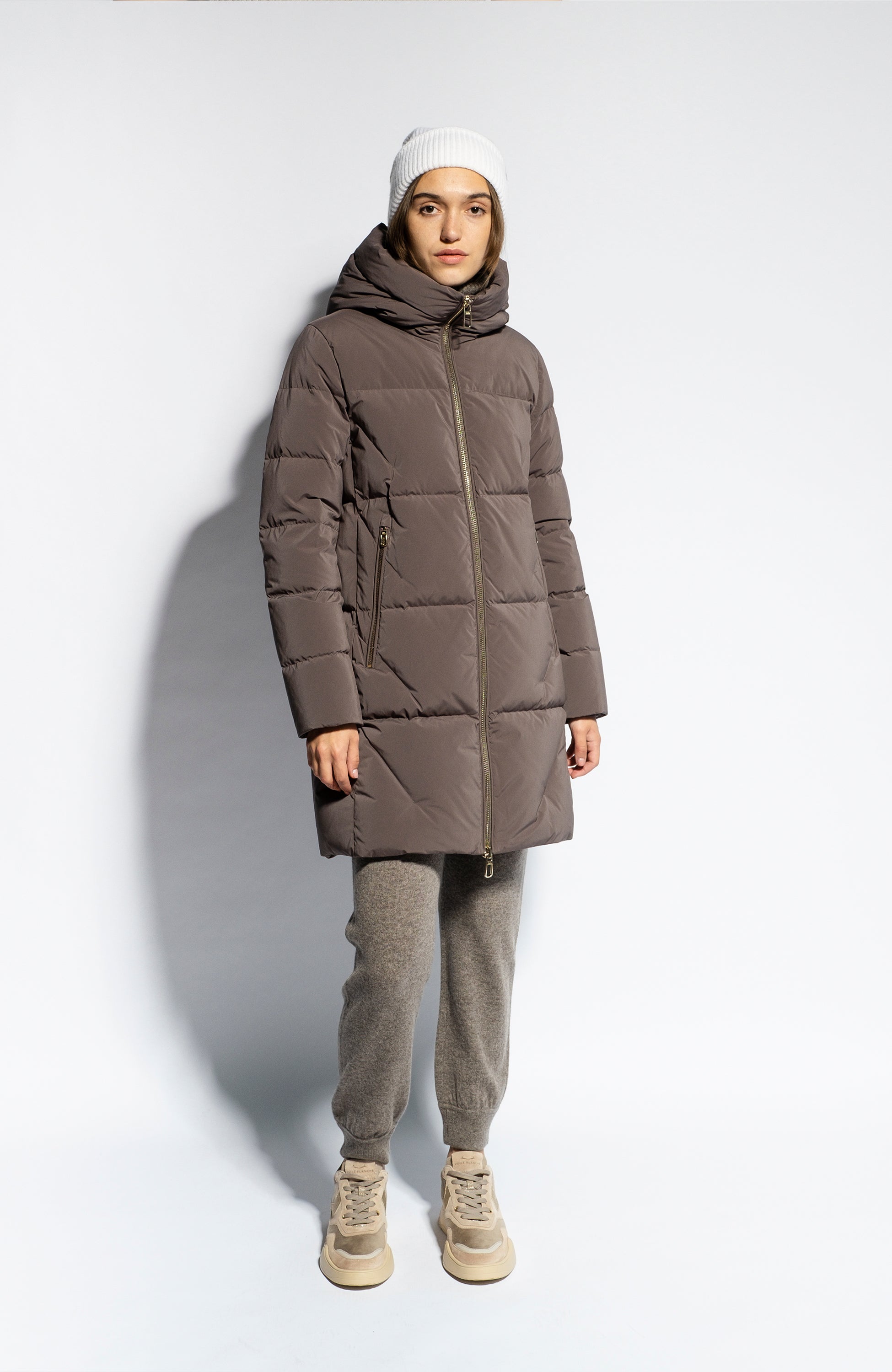 Duno Brown Soojustatud parka tõmblukuga puria image 4