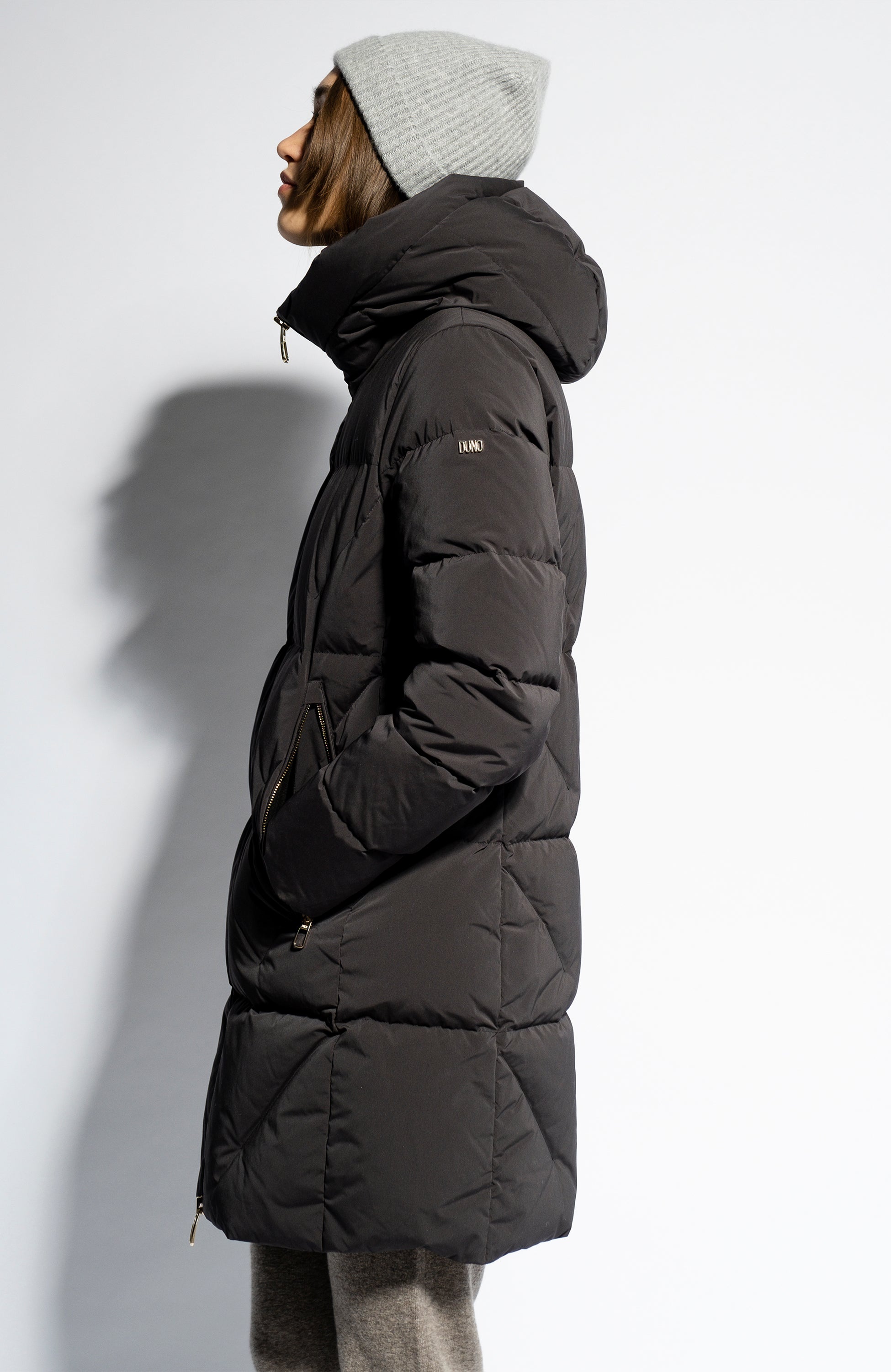 Duno Black Soojustatud parka tõmblukuga puria image 3