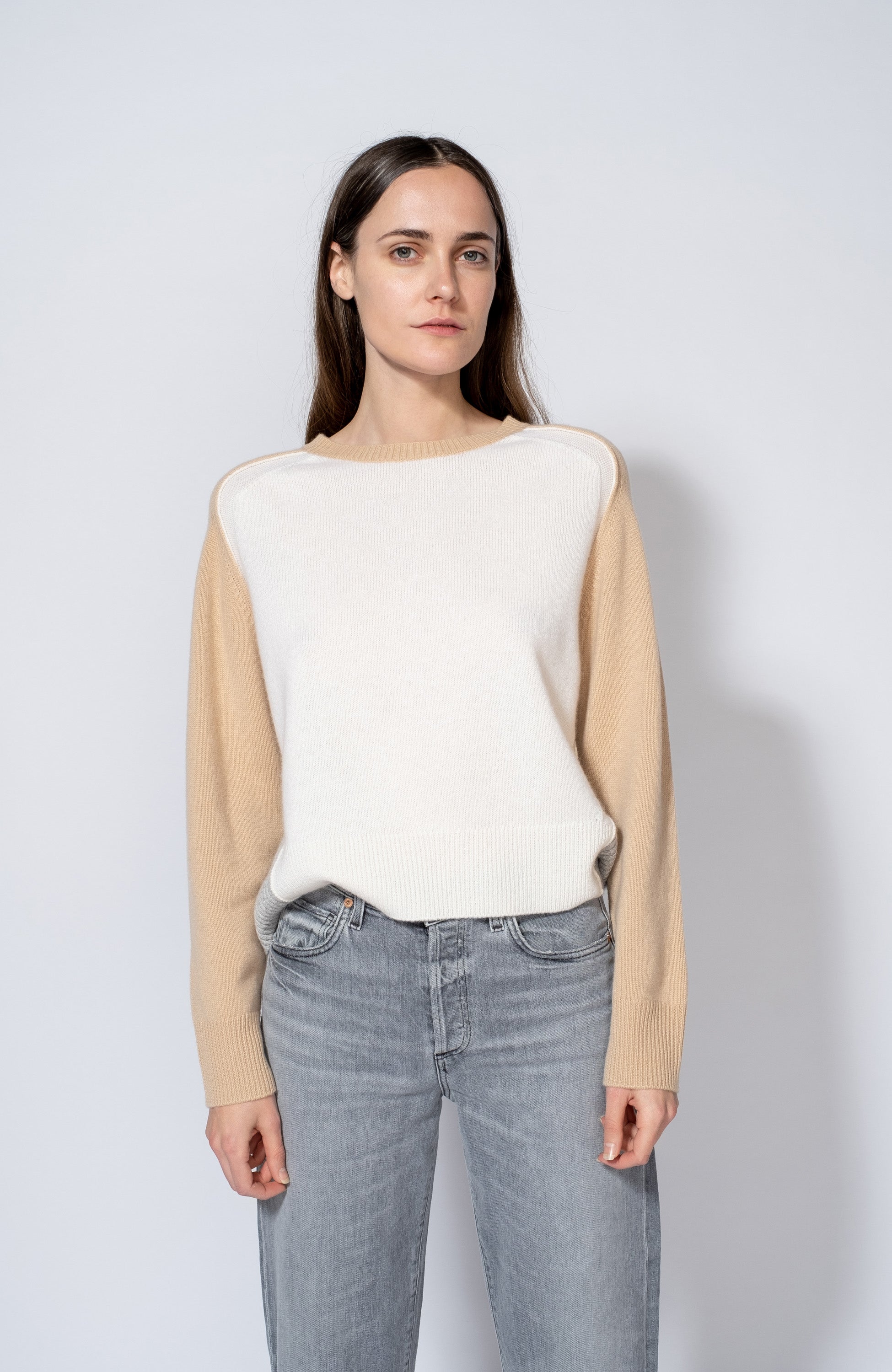 Ftc cashmere Grey Mitmevärviline kašmiirist sviiter image 1