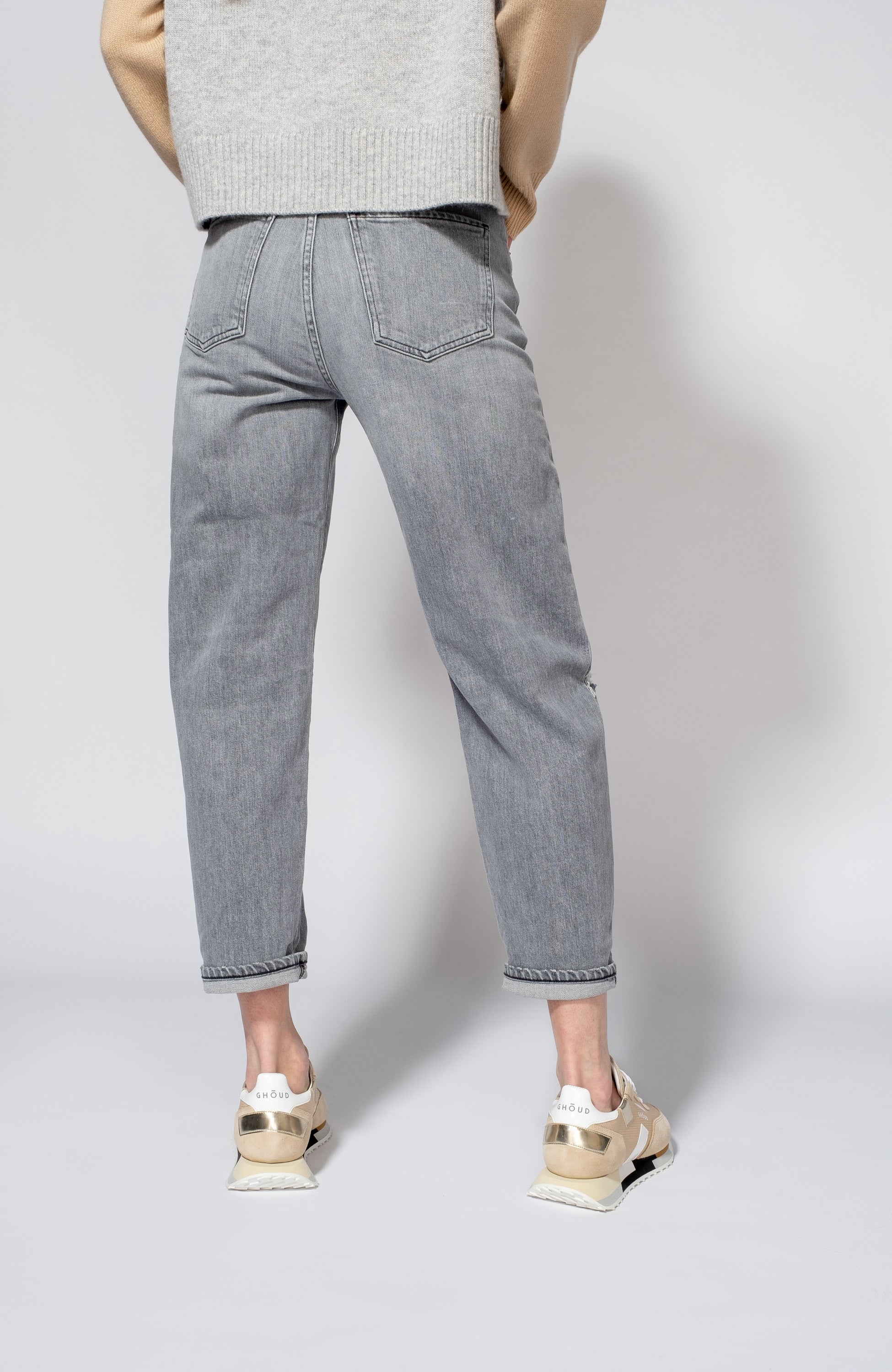 Citizens of humanity Grey Rolled relaxed jeans dylan image 3