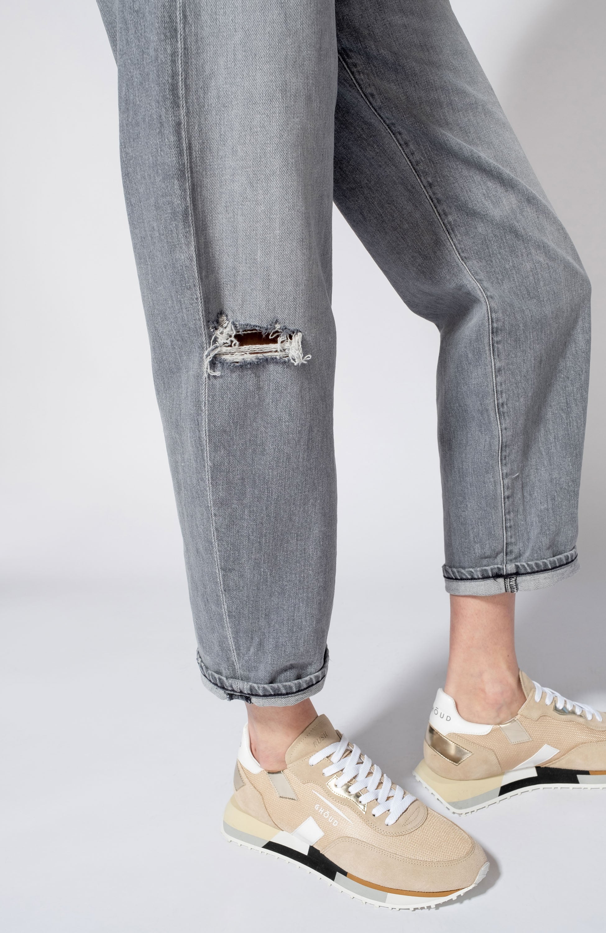 Citizens of humanity Grey Rolled relaxed jeans dylan image 4