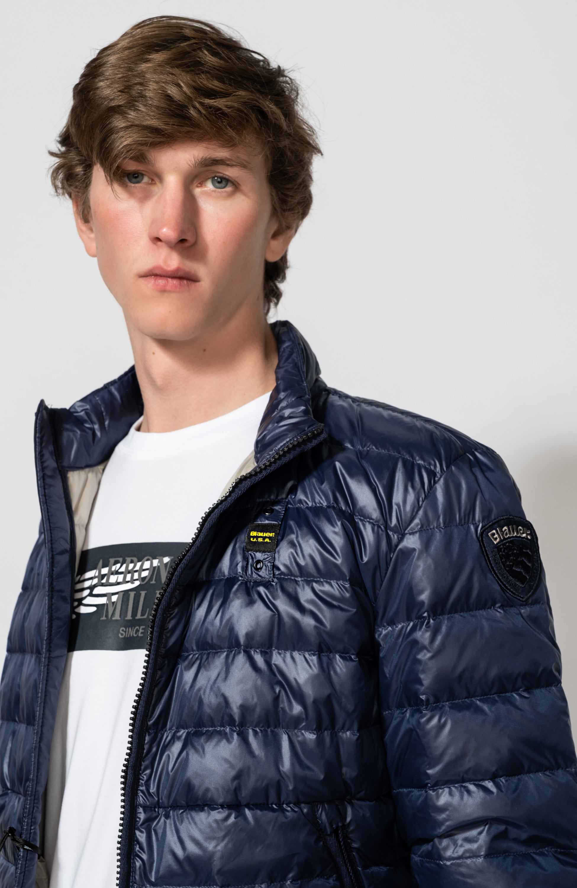Blauer Navy Feather padded jacket bob image 4