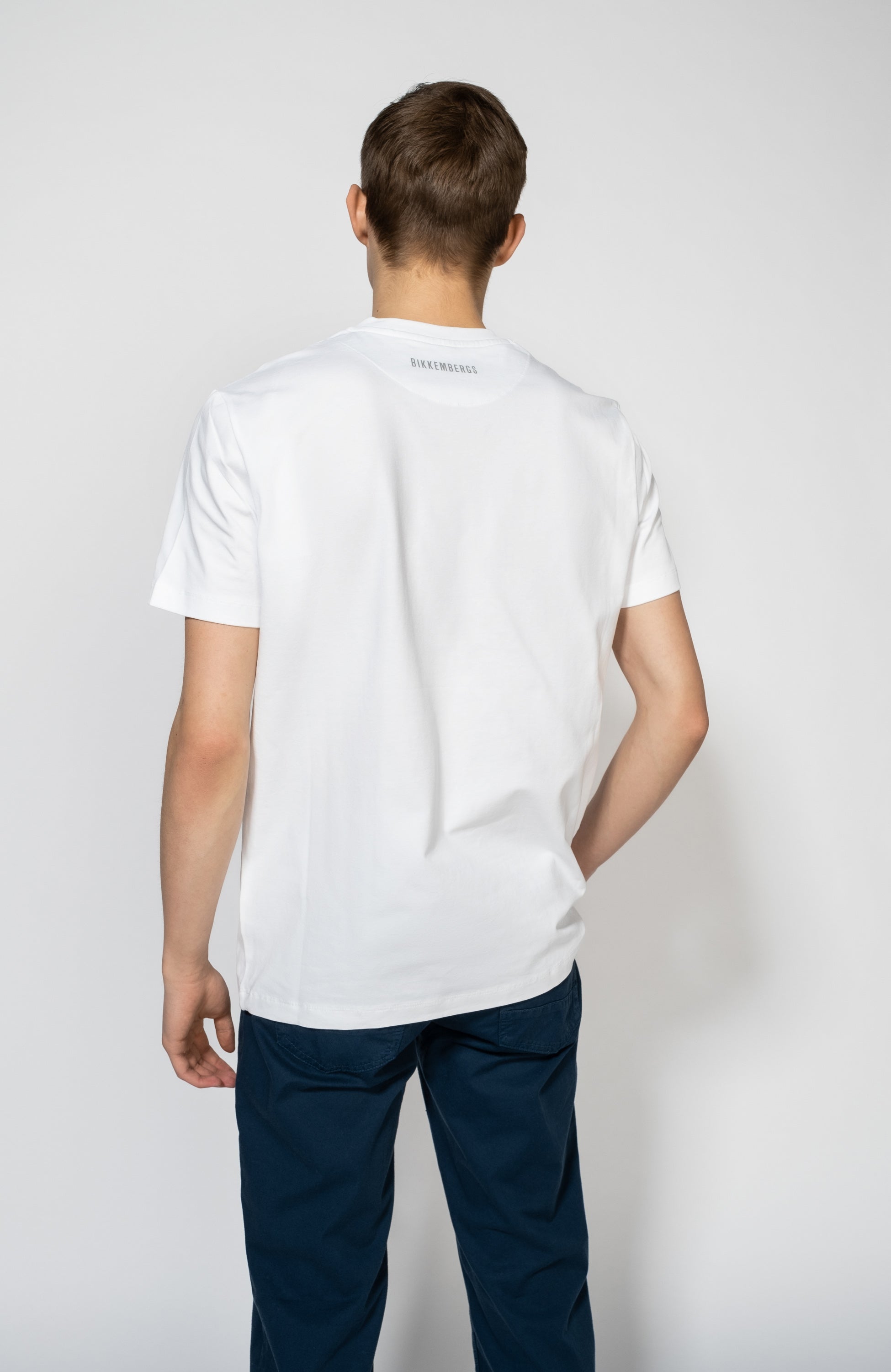 Dirk bikkembergs White Logo-emblem print t-shirt image 3