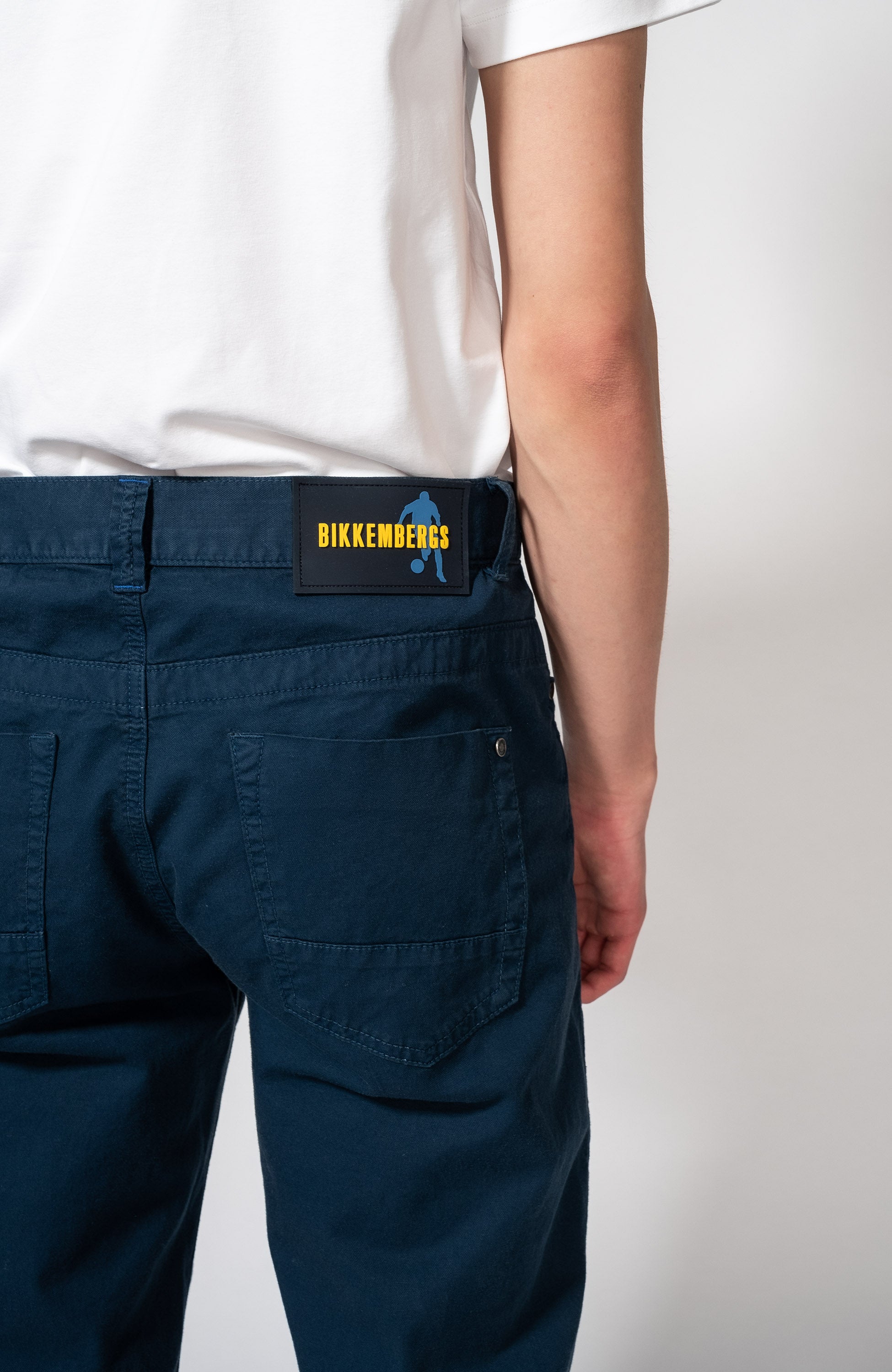 Dirk bikkembergs Blue Lightweight cotton trousers image 5
