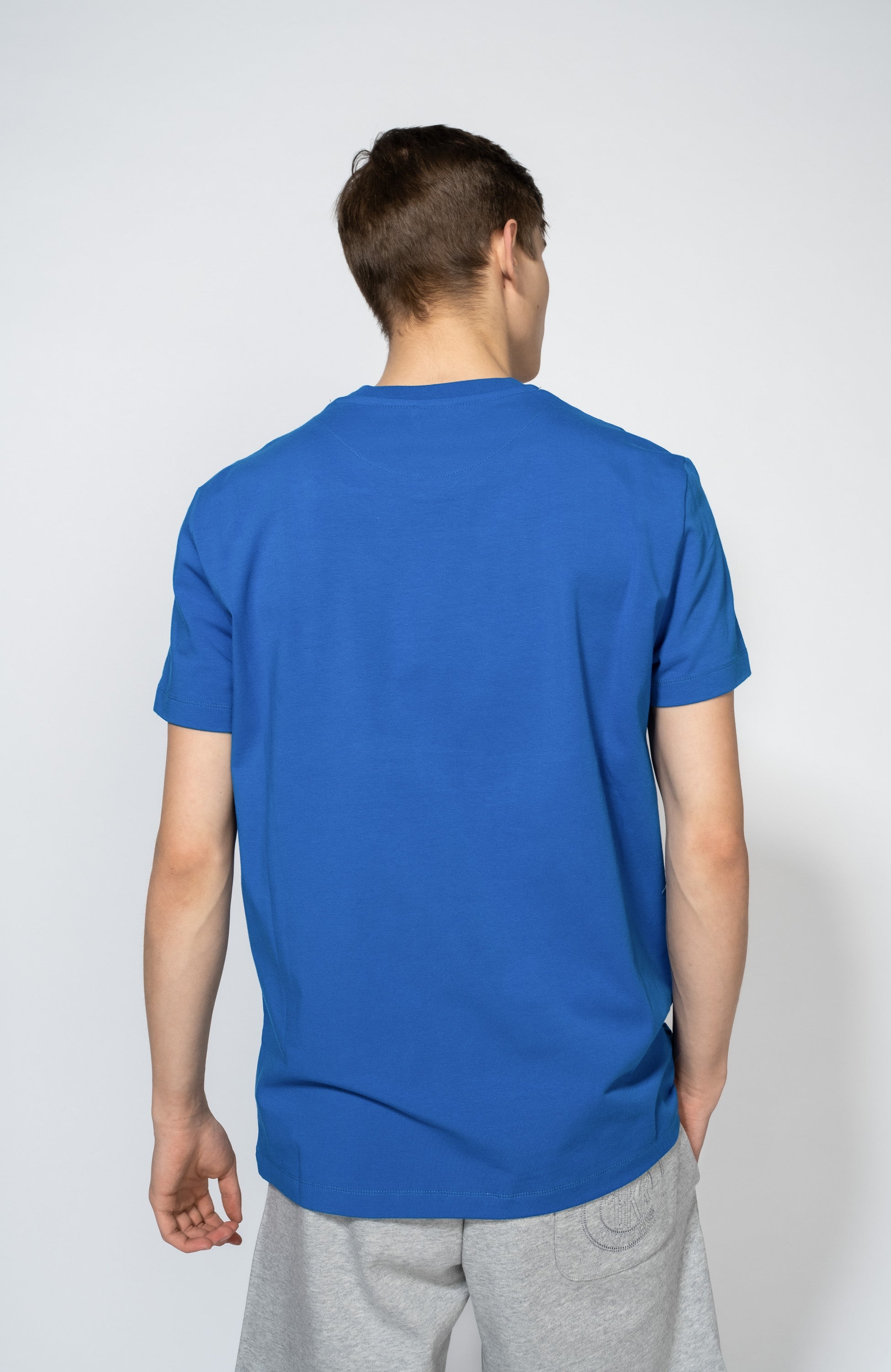 Dirk bikkembergs Blue Graafilise mustriga puuvillane t-särk image 2