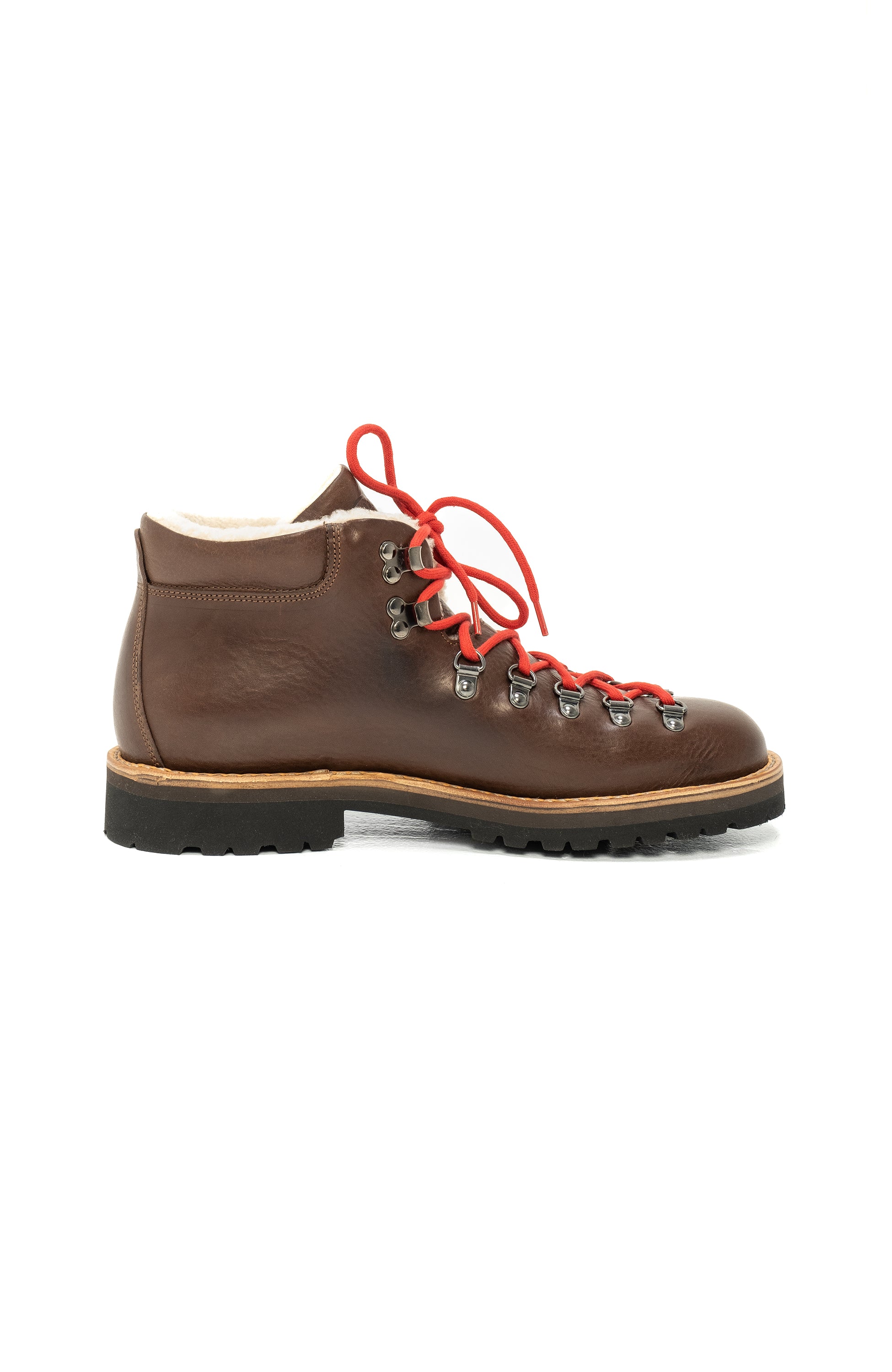 Fur-lining leather hiking boots ALTO BEAR