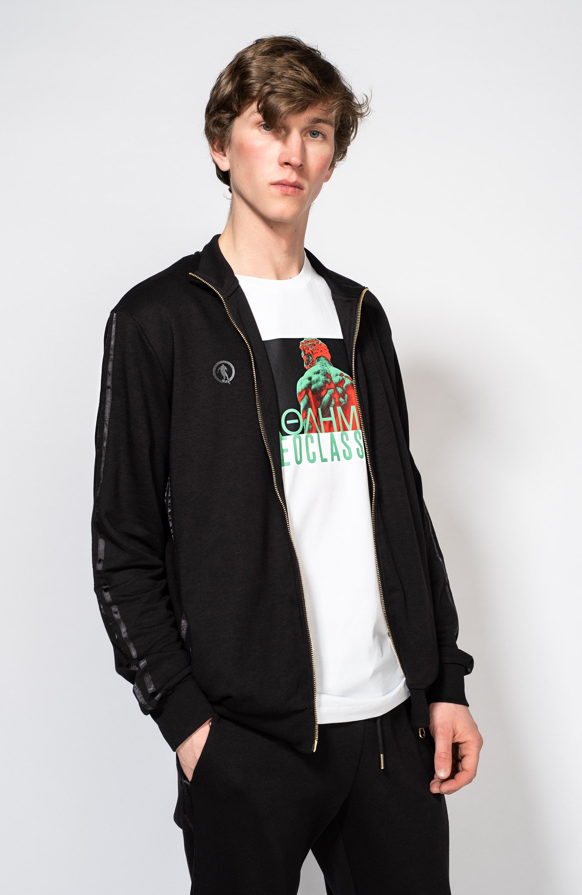 Dirk bikkembergs Black Lekki i wygodny komplet dresowy image 2