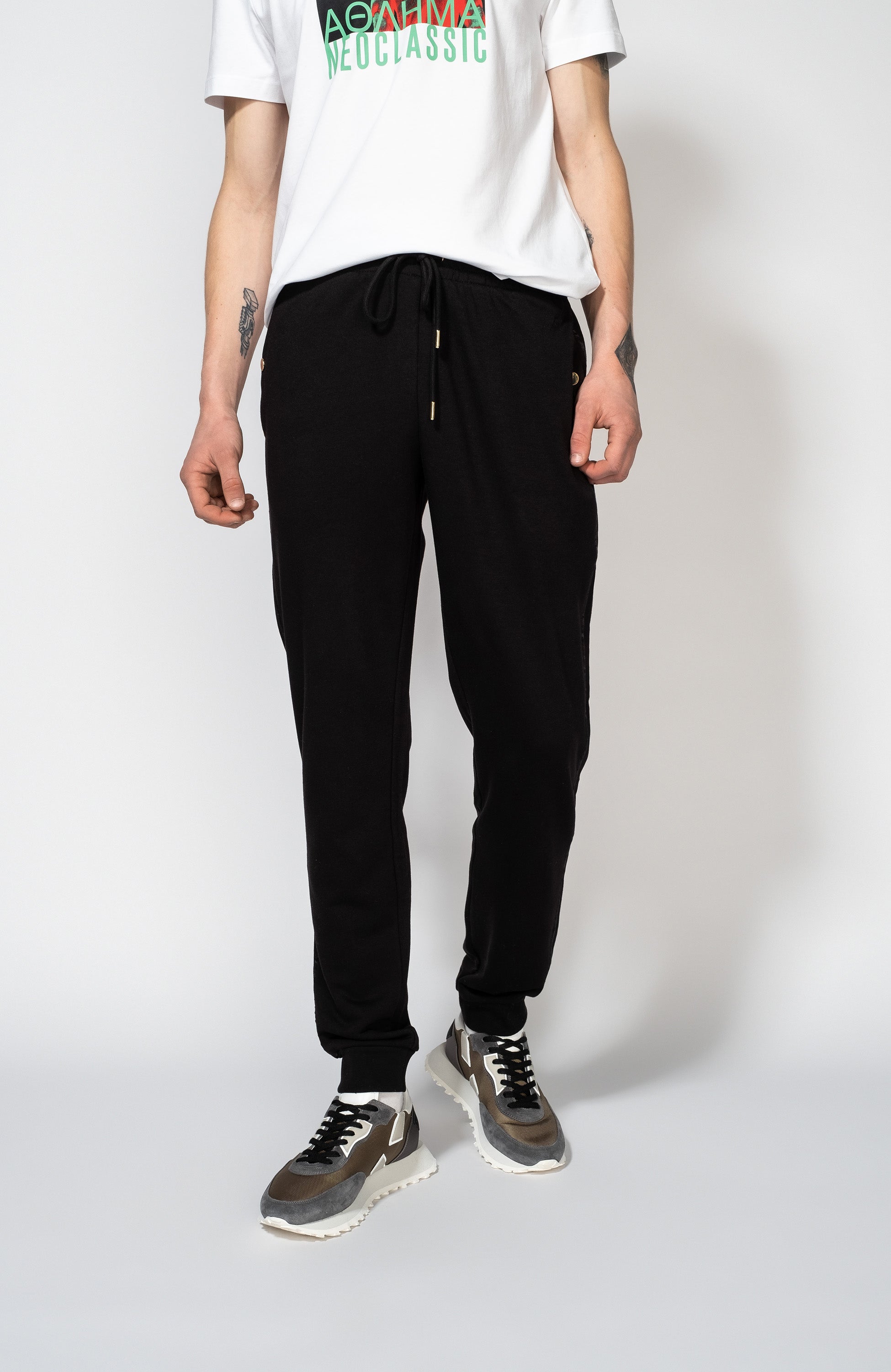 Dirk bikkembergs Black Lekki i wygodny komplet dresowy image 6