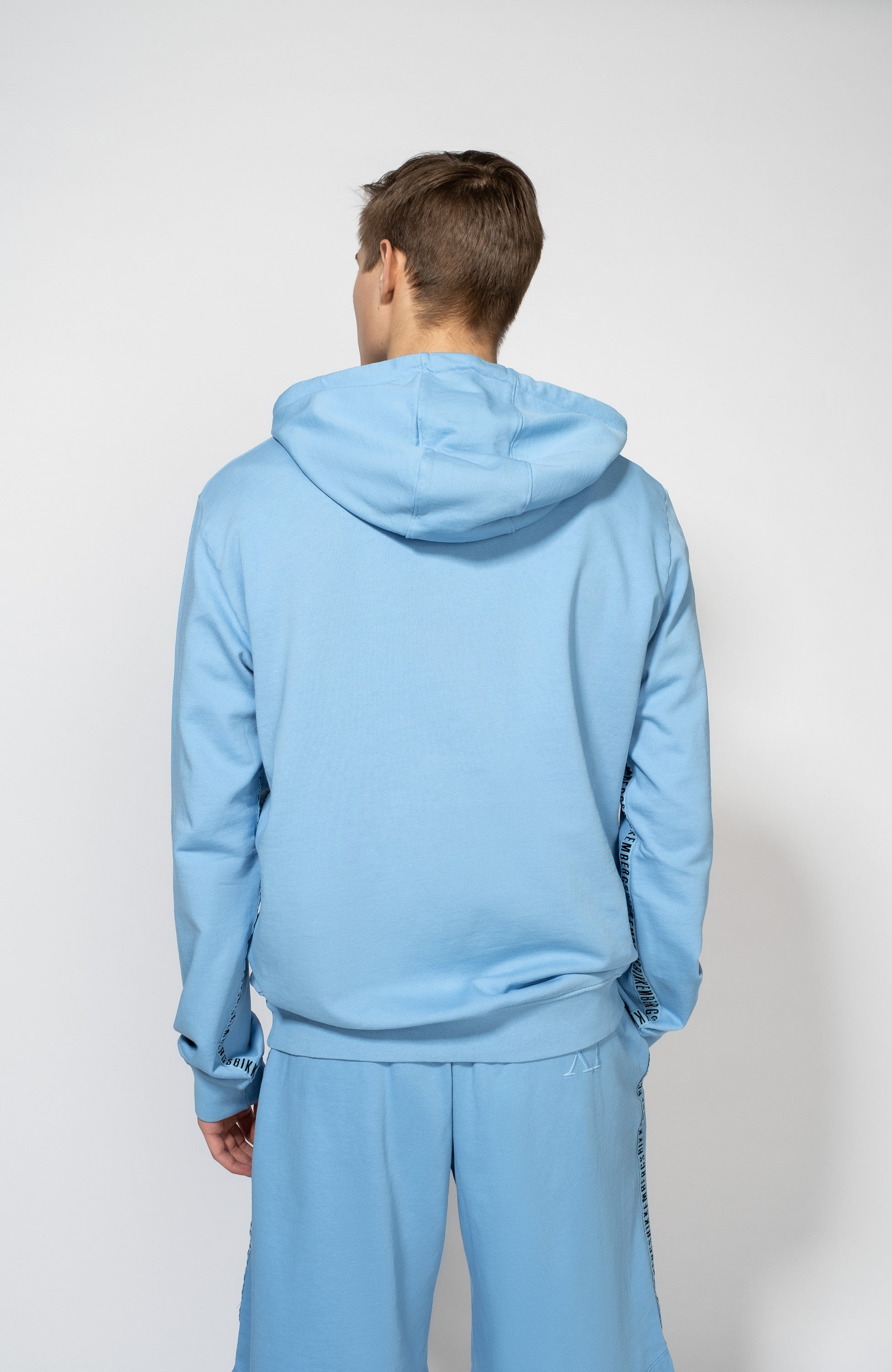 Dirk bikkembergs Blue Tikandiga dressipluus logoribaga küljel image 4