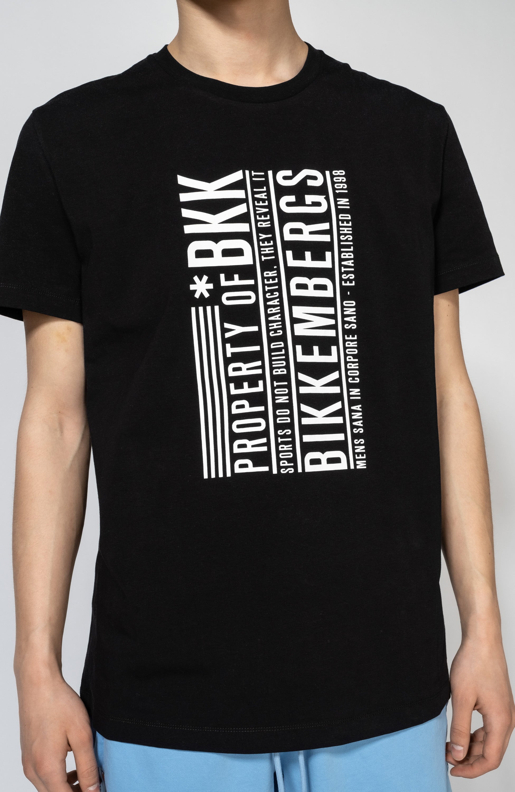 Dirk bikkembergs Black Text-printed cotton t-shirt image 3