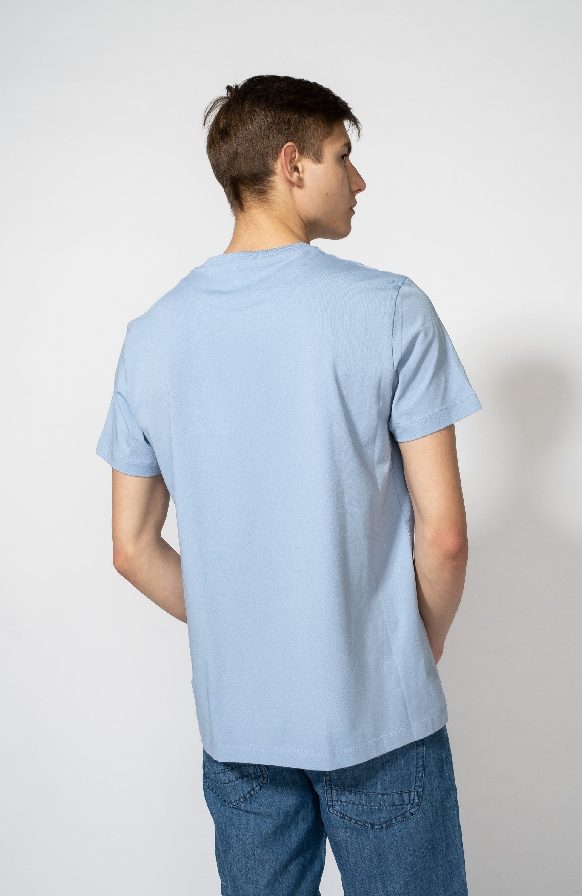 Dirk bikkembergs Blue T-särk logo trükiga image 2