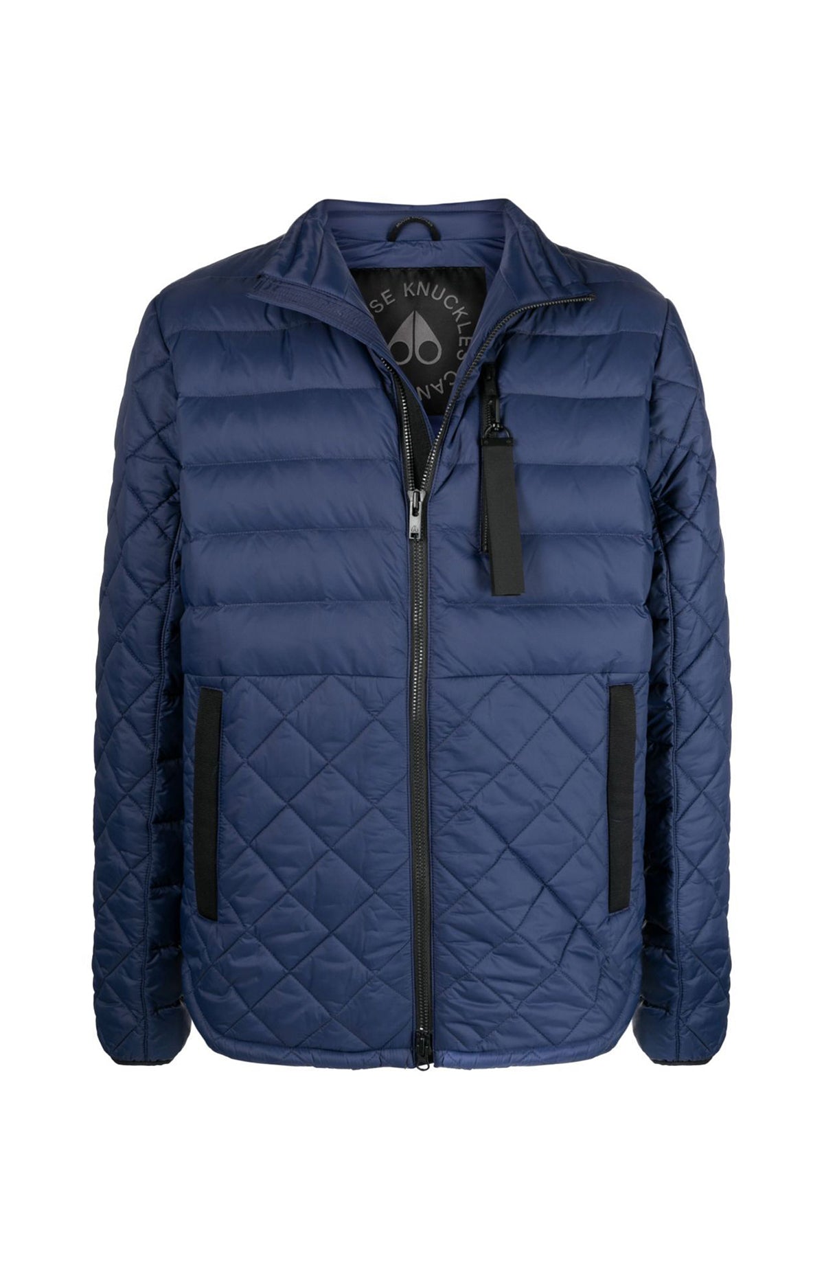 Moose knuckles Blue Tepitud jope logo embleemiga boynton image 10