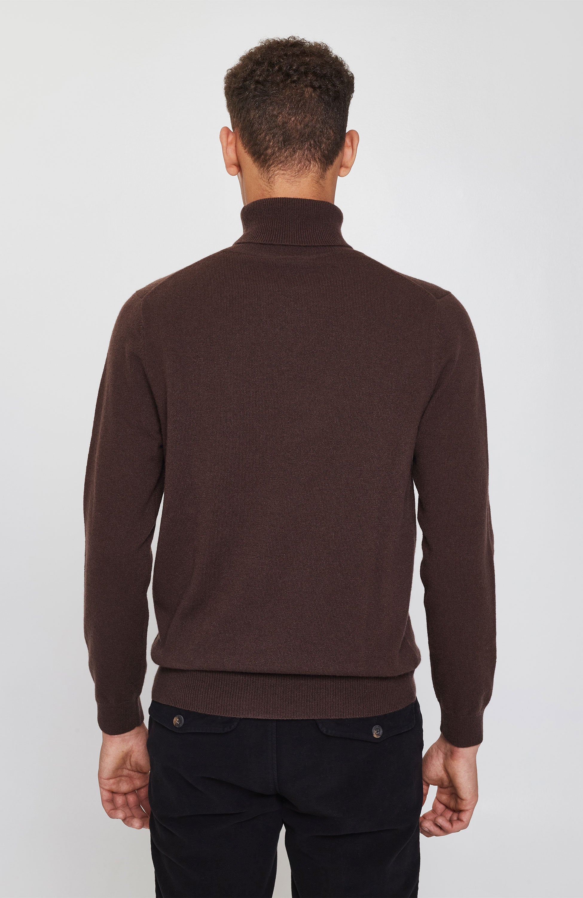 Ftc cashmere Brown Rollneck cashmere pullover image 3