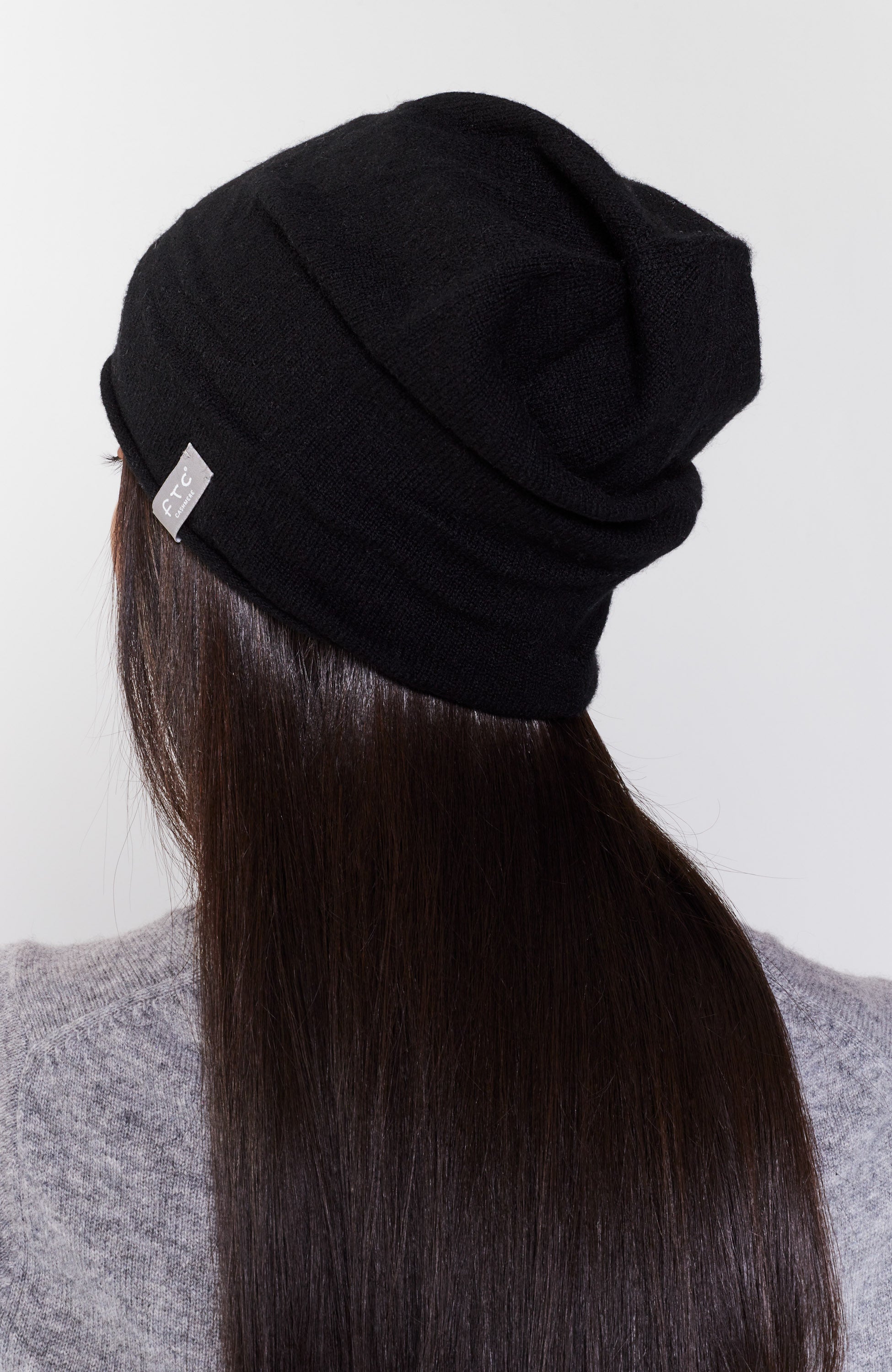 Ftc cashmere Black Czapka z kaszmiru image 3