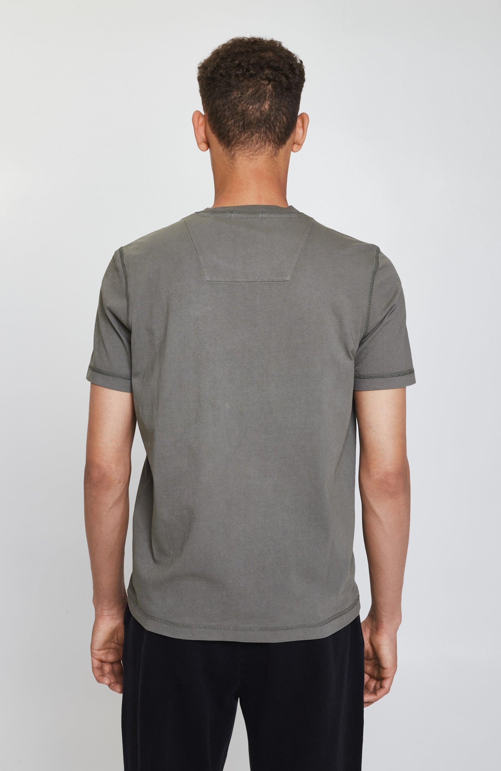Aeronautica militare Green Text-printed flock t-shirt image 2